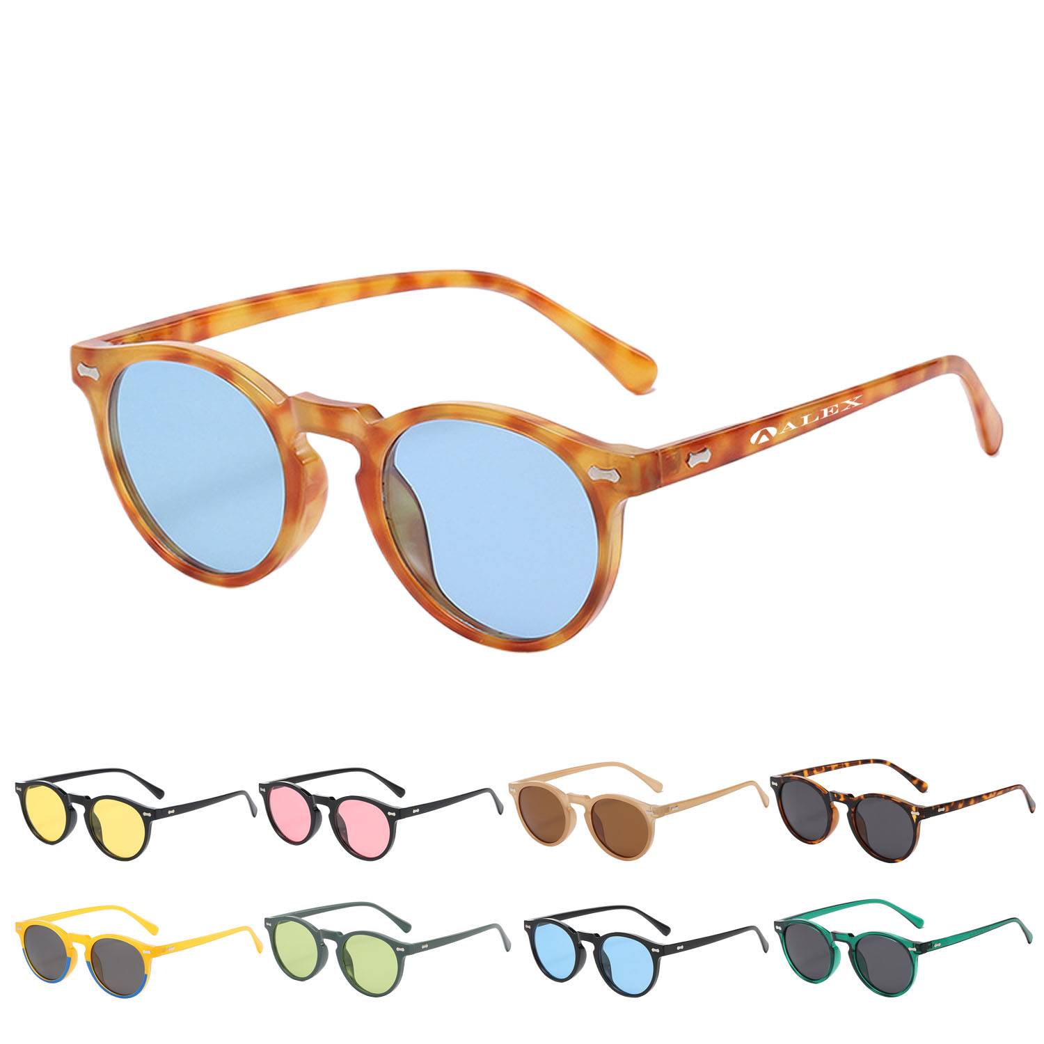 Lightweight Polarized Round Sunglasses