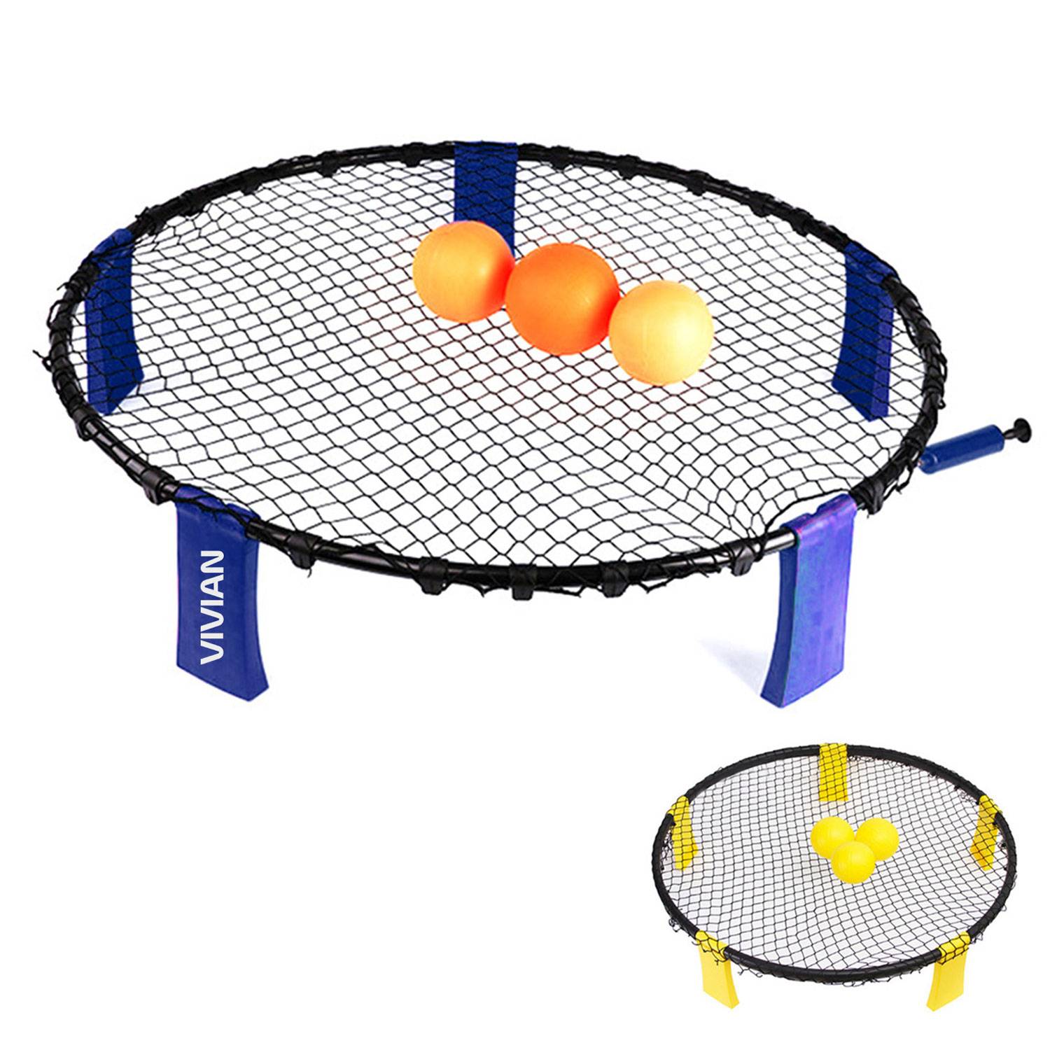 Mini Foldable PVC Beach Volleyball Set