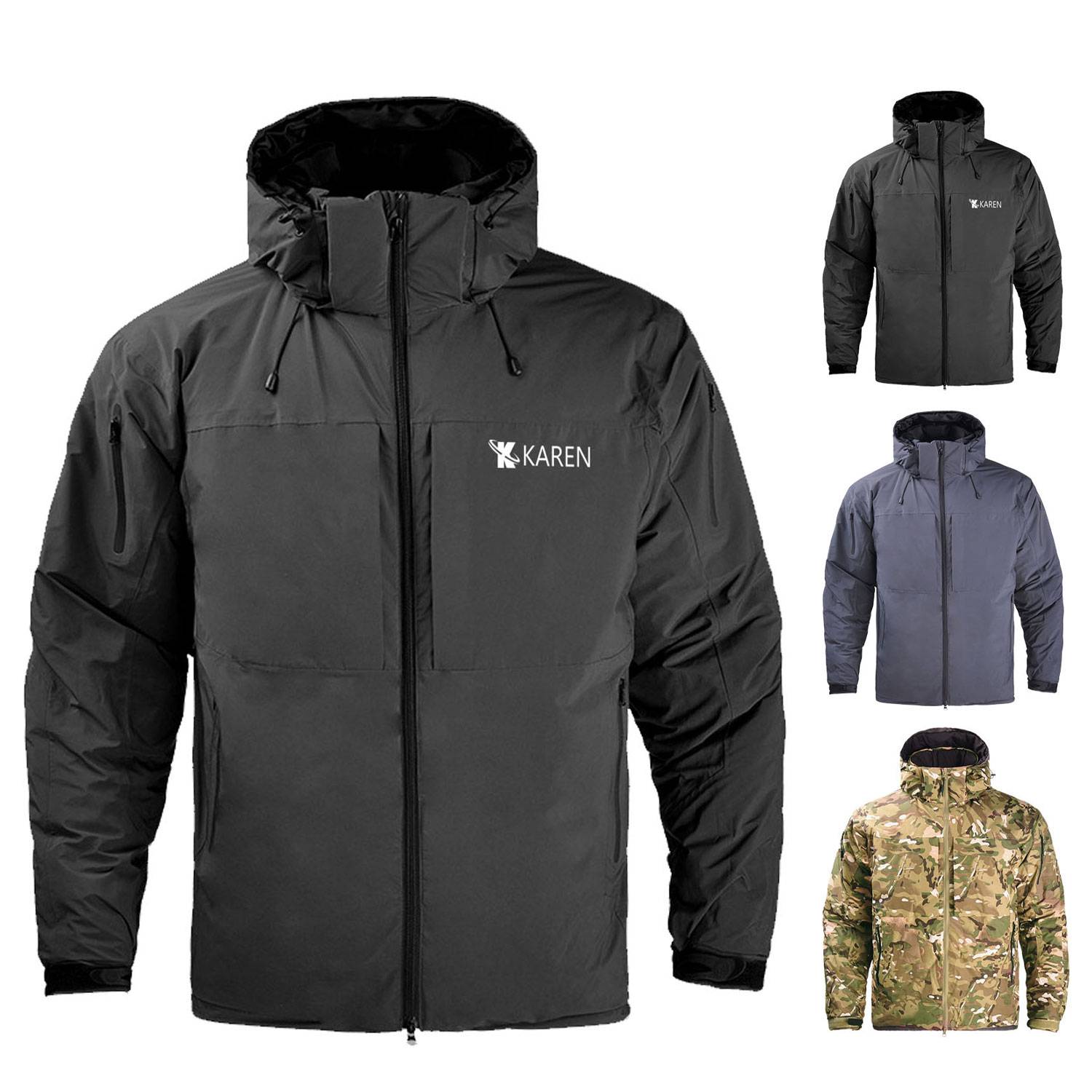 Windproof Outdoor Military Tactical Jacket Hooded Coat