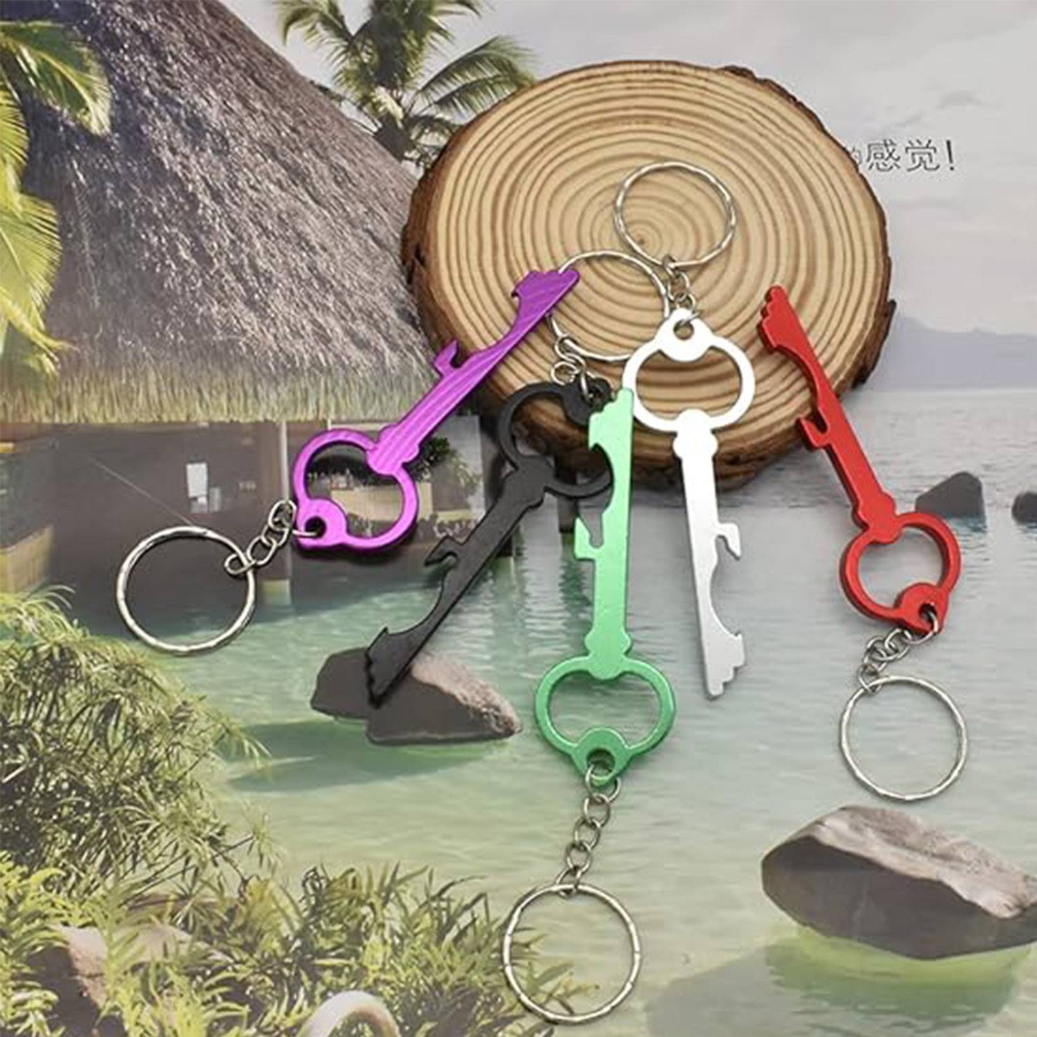 Key Ring Bottle Opener Keyfob Keychains For Decoration - Image 5