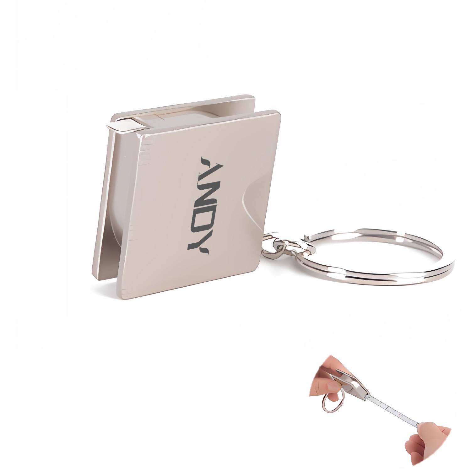 Keyring Pull Tape Measure