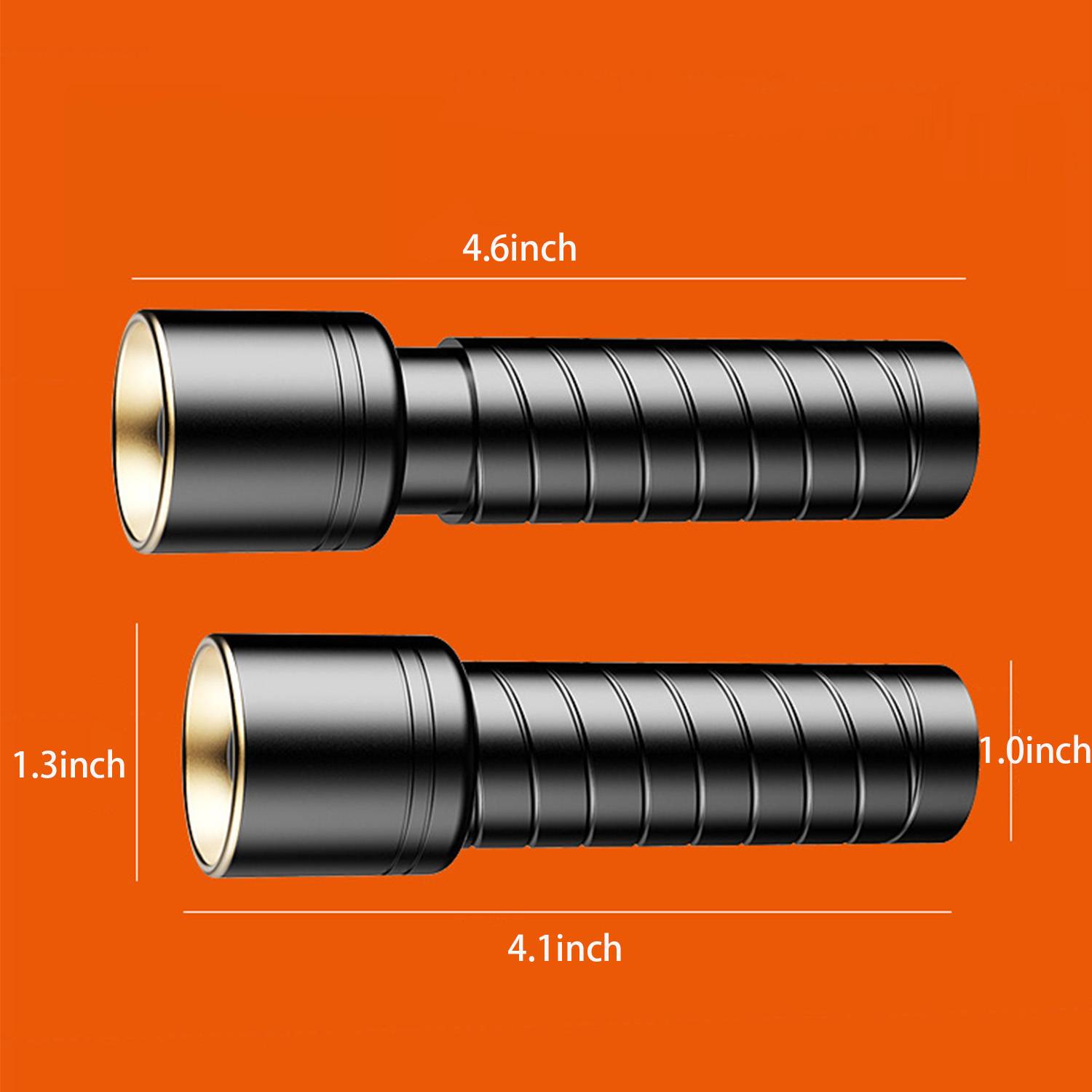 3-Mode Rechargeable Laser Flashlight - Portable for Outdoors - Image 3