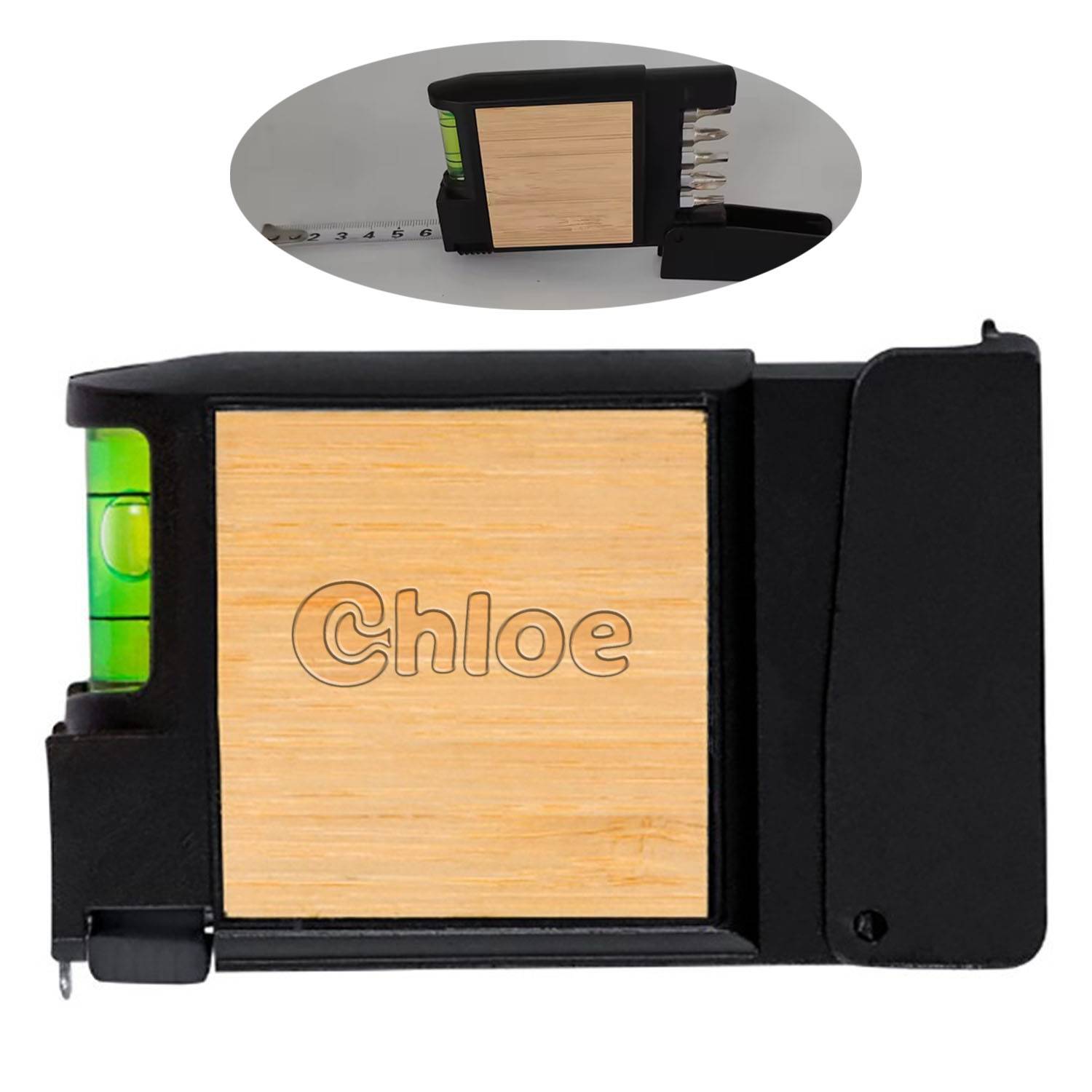 Precision Level Tape Measure w/ Screwdriver