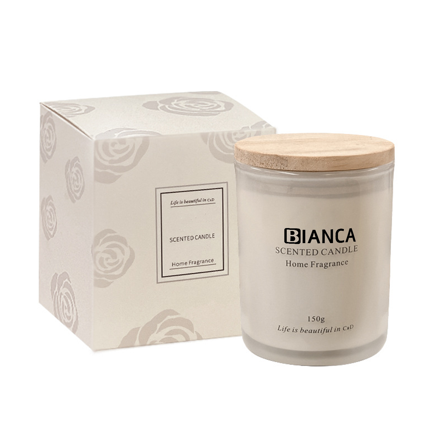 Scented Glass Candle