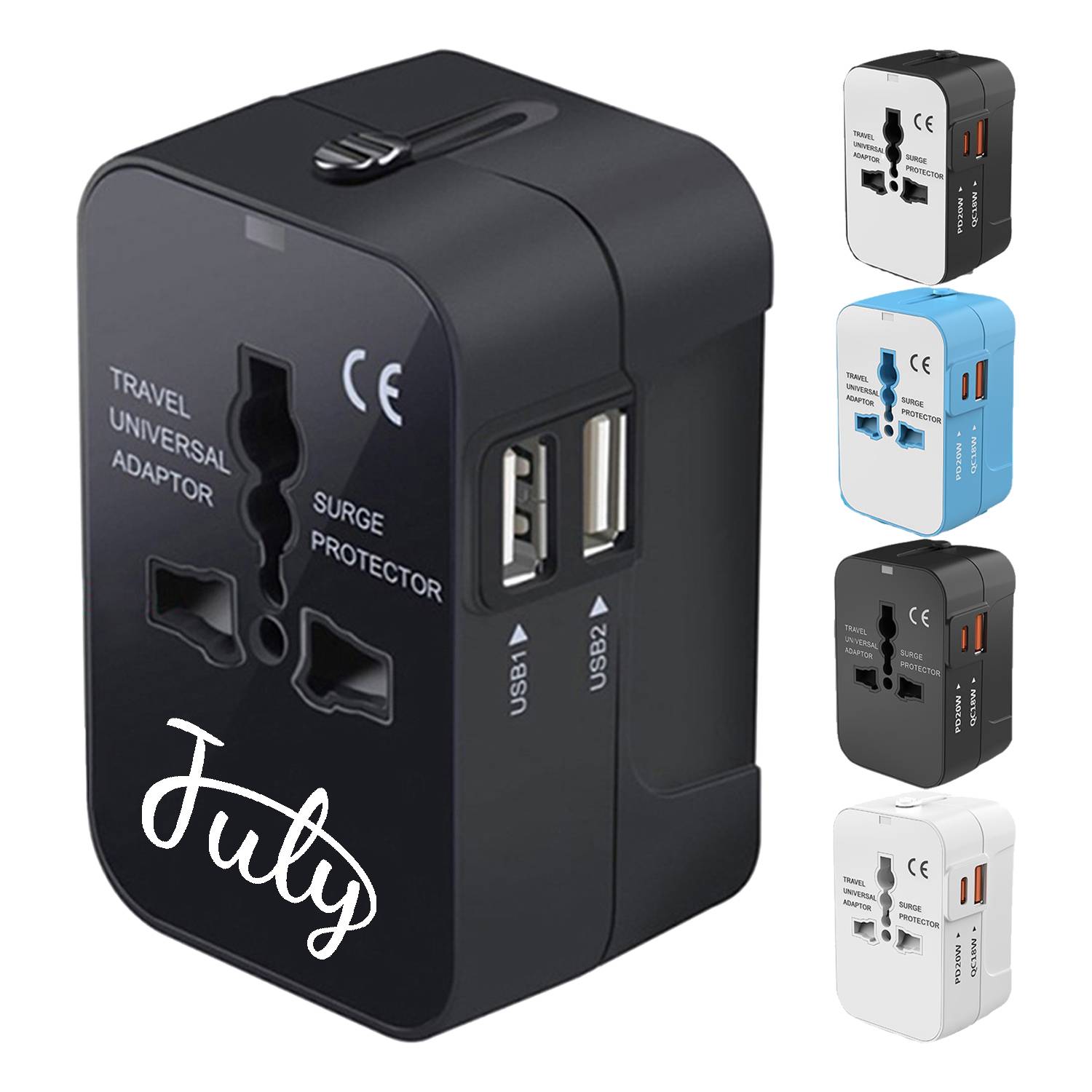 2.1A Global Travel Adapter w/ Dual USB