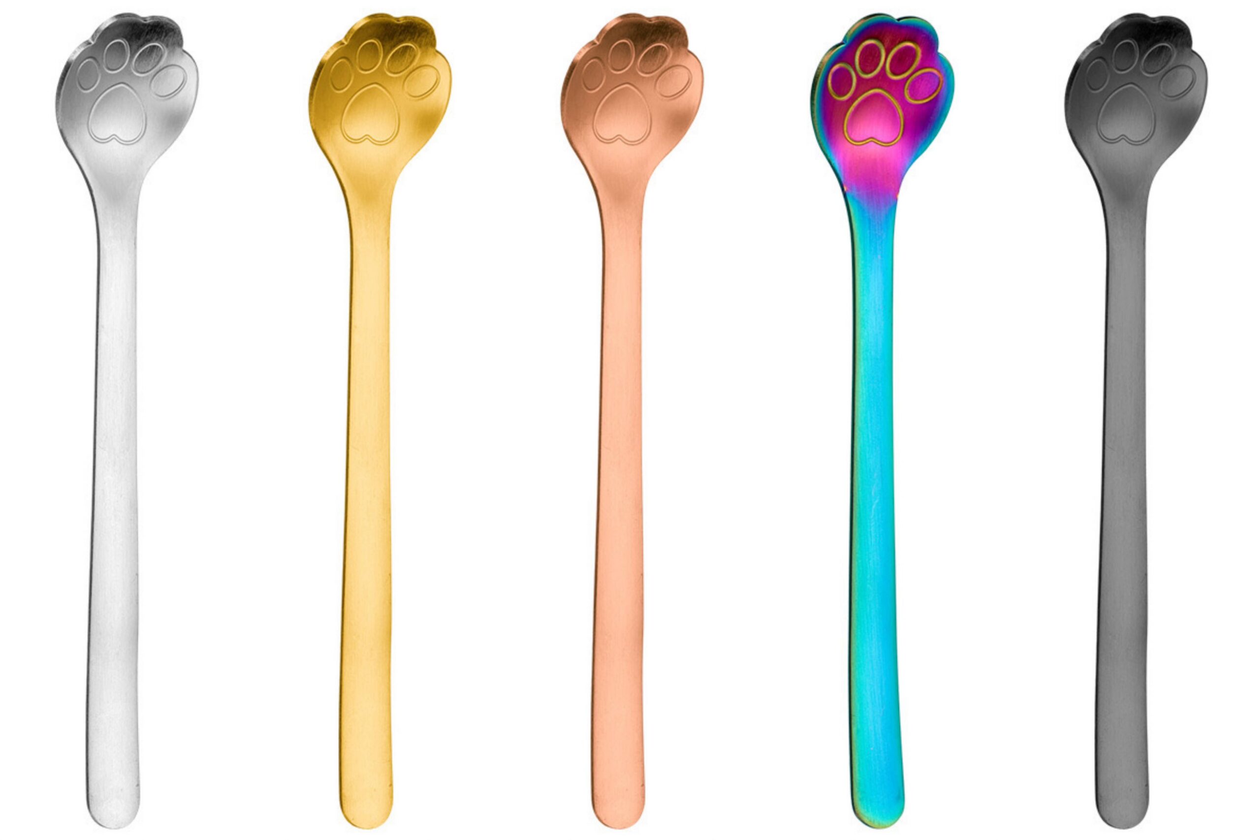 Stainless Steel Cat Claw Coffee Spoon - Image 7