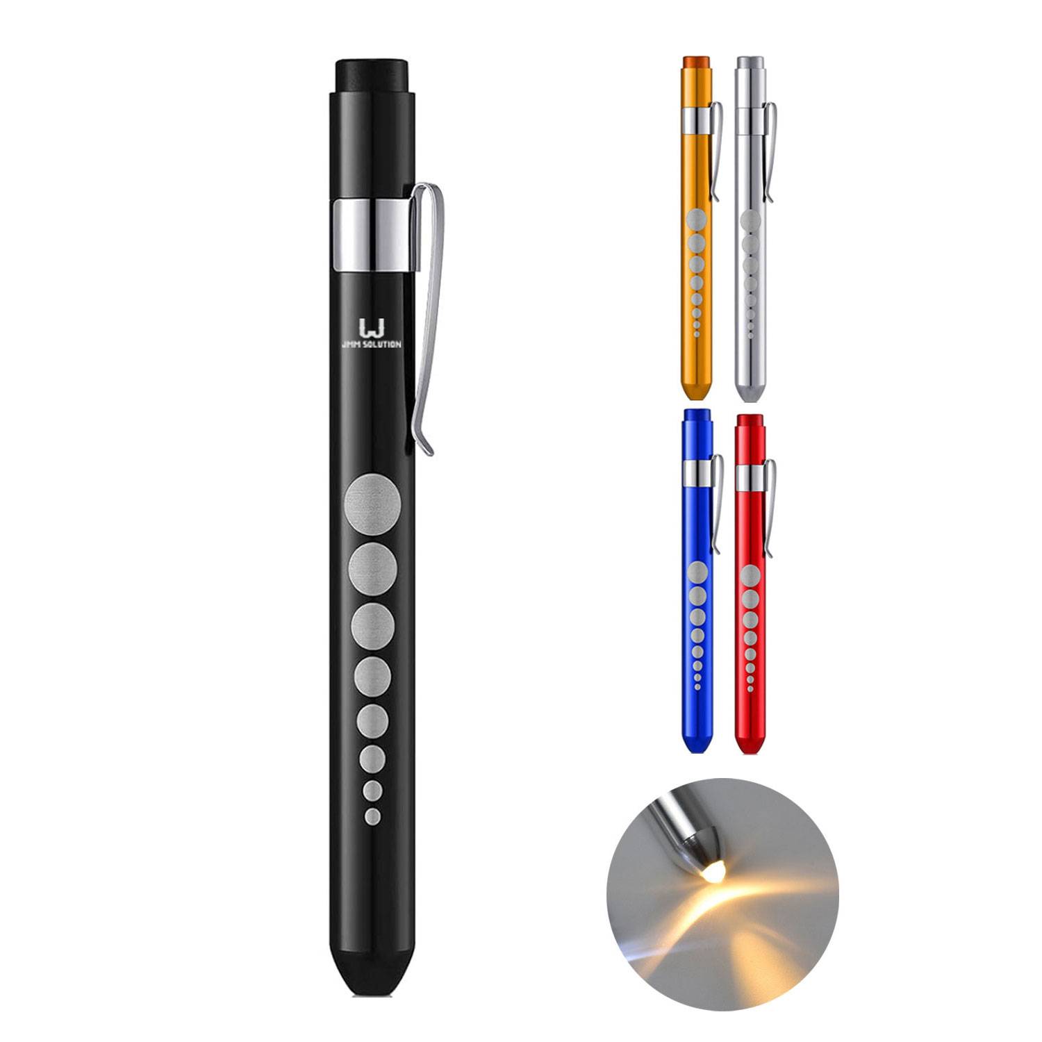 Led Medical Penlight with Pupil Gauge