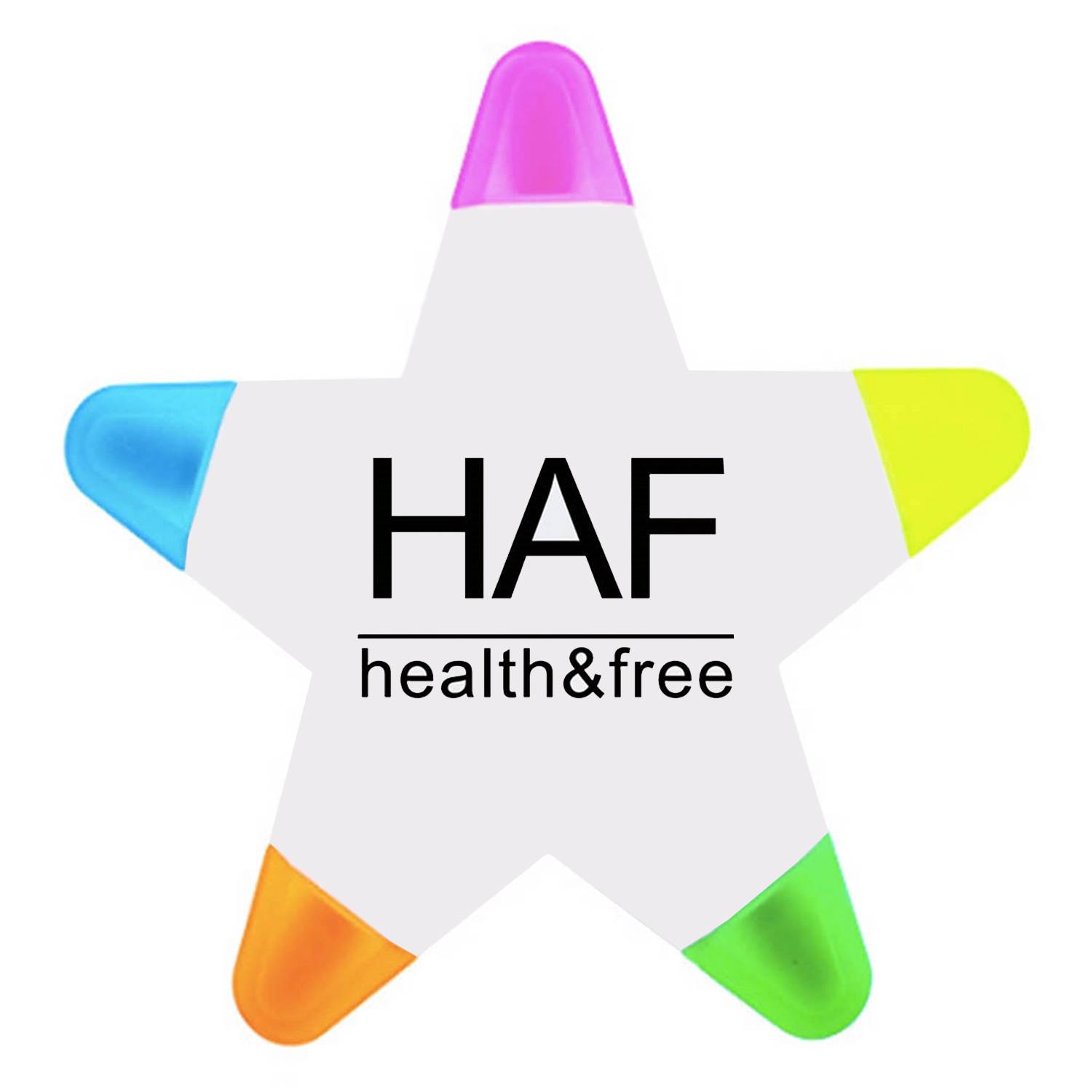 Creative Star Shape Fluorescent Highlighter Watercolor Pens