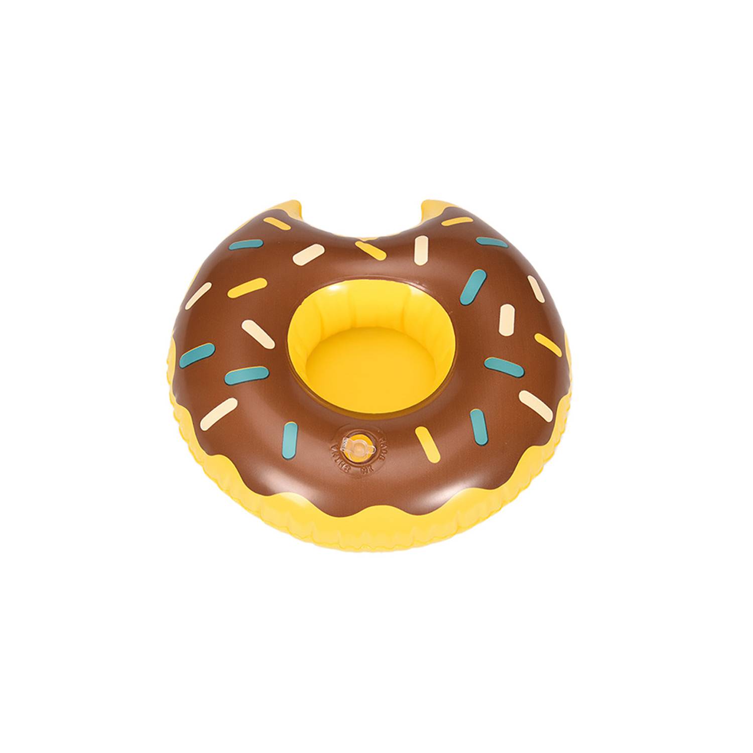 Donut-Shaped Inflatable Drink Holder for Pool - Image 5