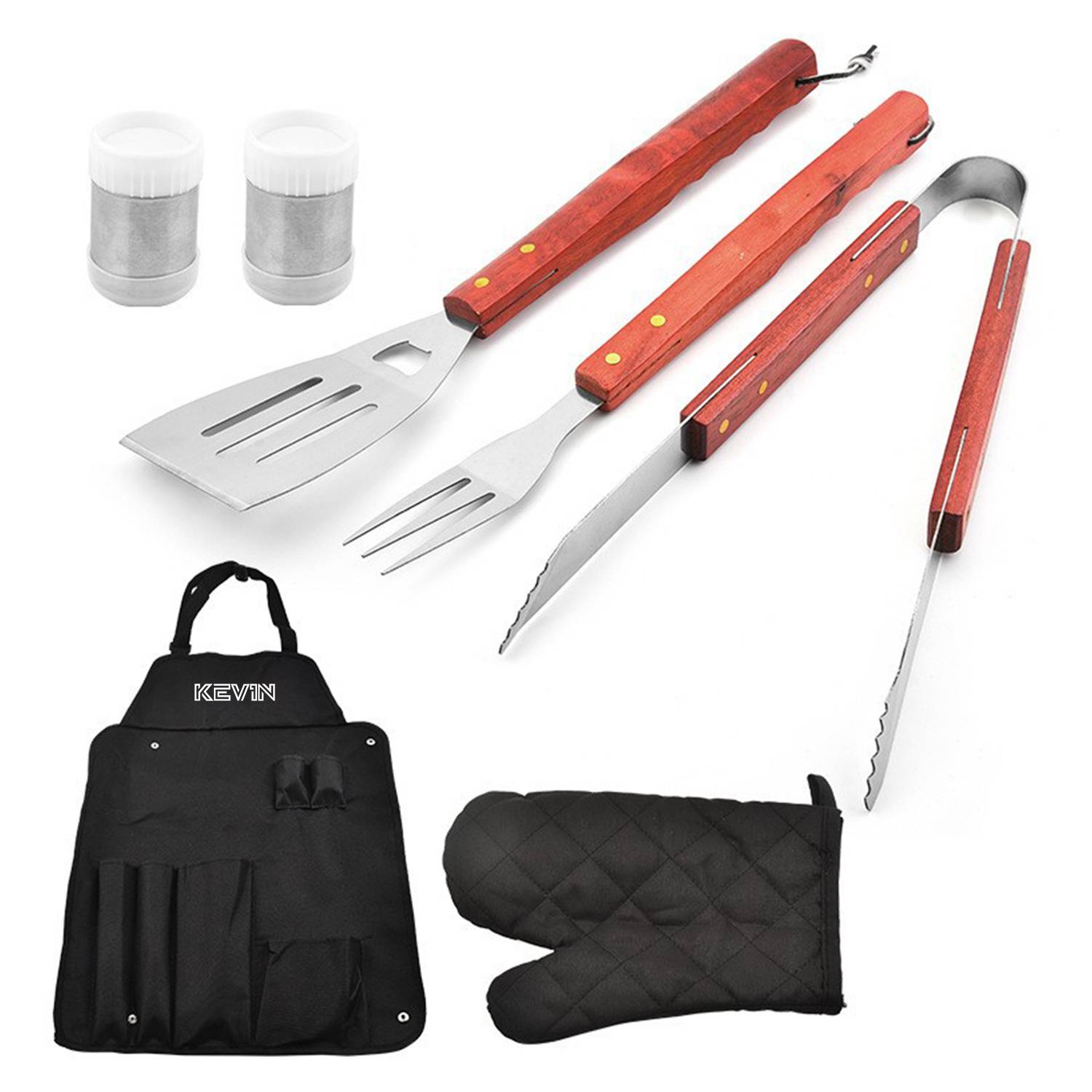 BBQ Now Apron and Barbecue Tool Set