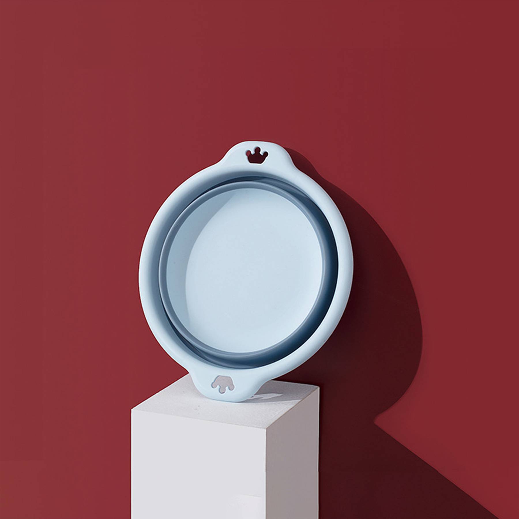 Outdoor travel portable plastic folding washbasin - Image 3