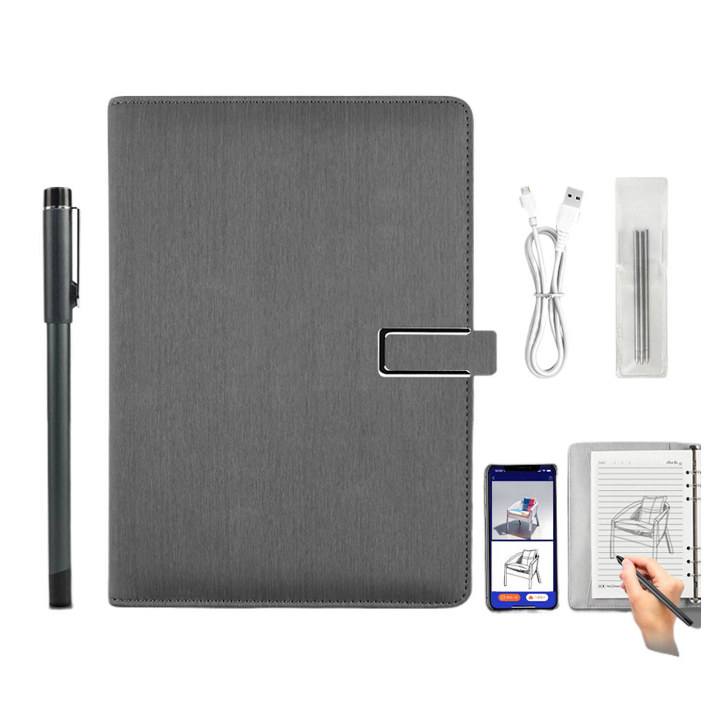 A5 Digital Smart PU Leather Notebook Pen Set - Image 4