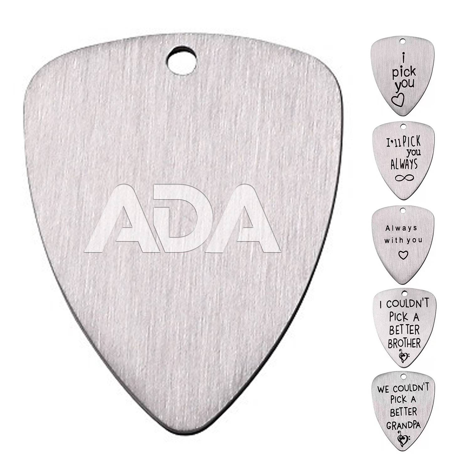 Stainless Steel Heart Shaped Guitar Pick