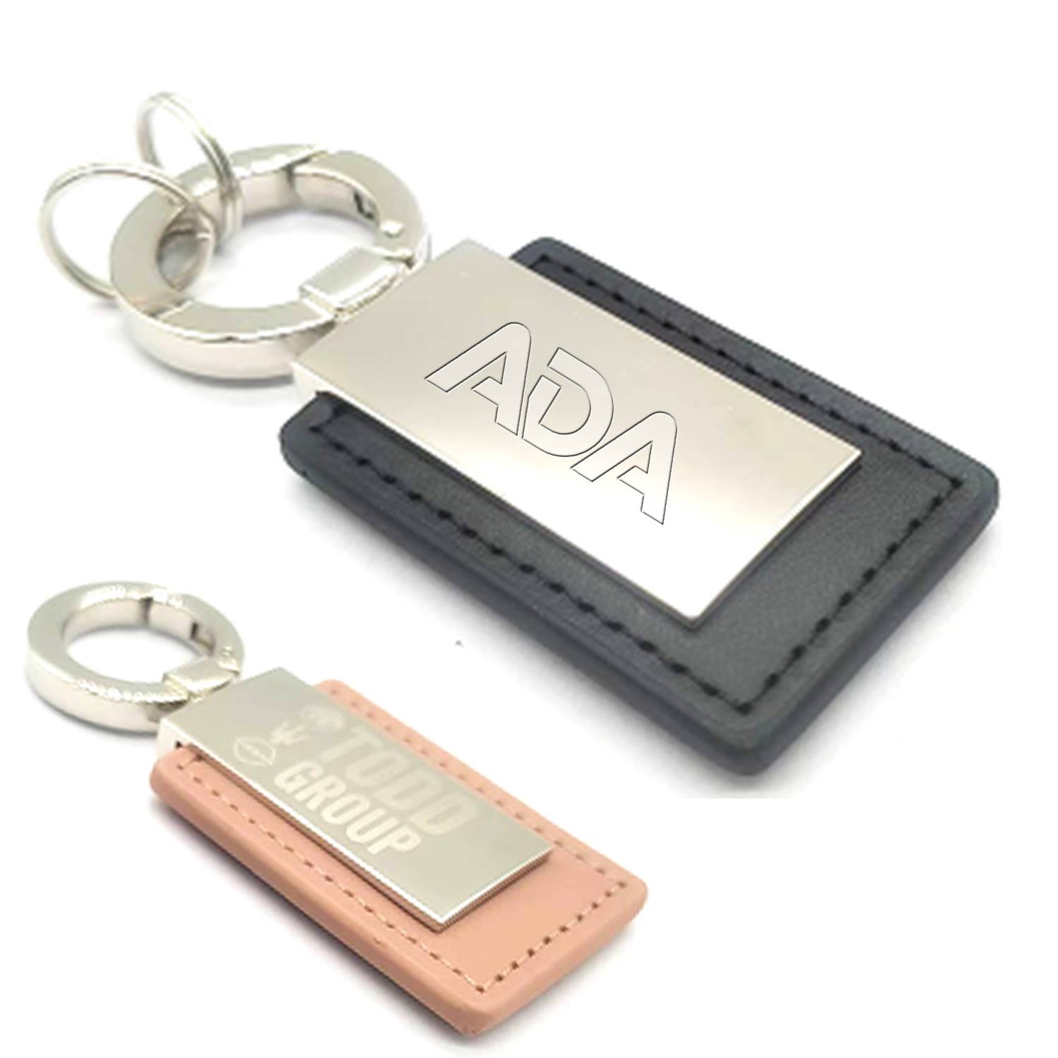 PU Leather Metal Keychain
