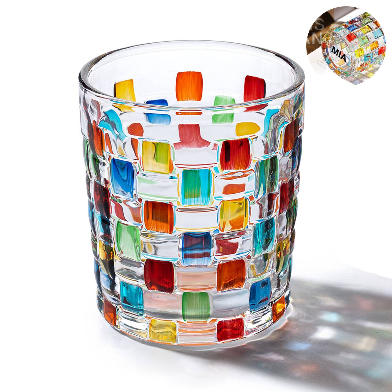 Colorful Mosaic Style Glass Suitable For Bar