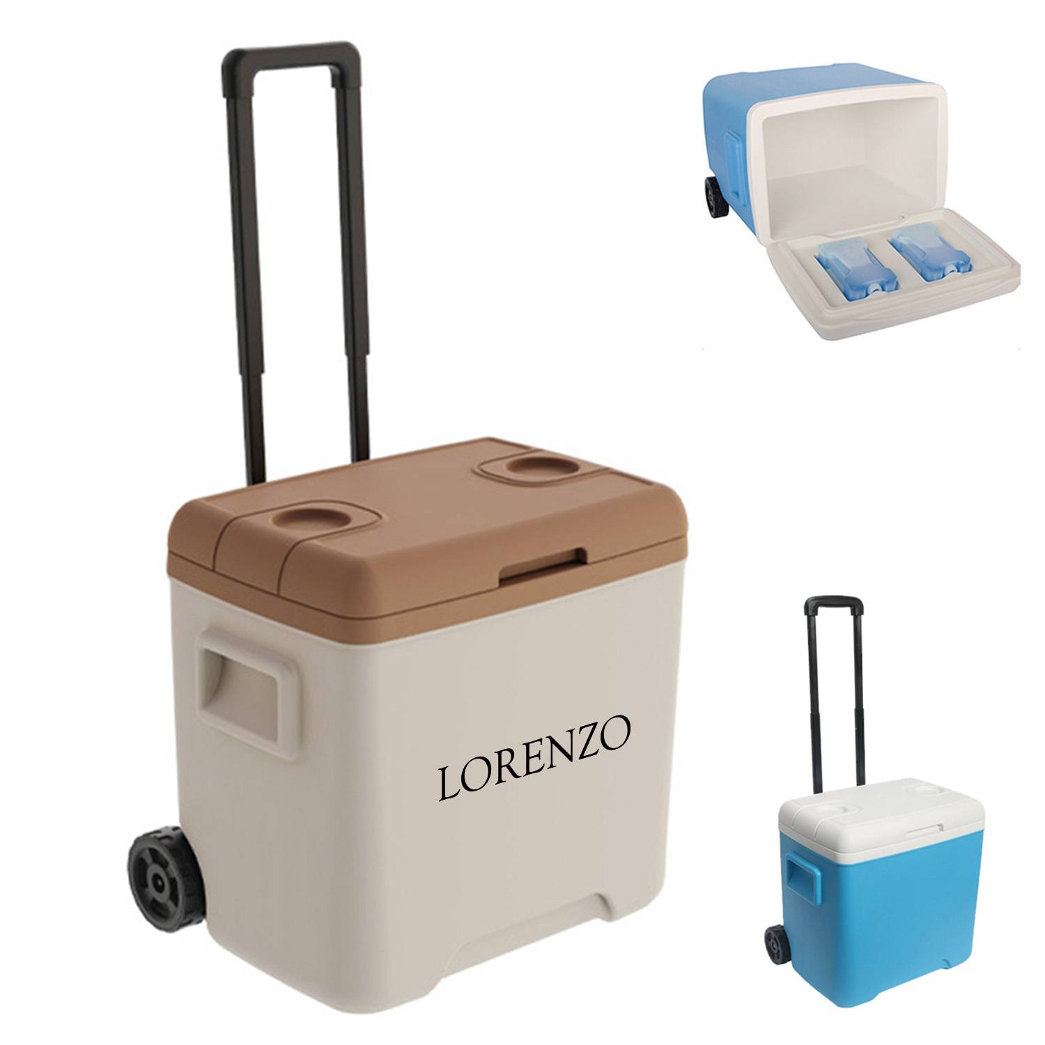 Wheeled Hard Cooler Insulated Box