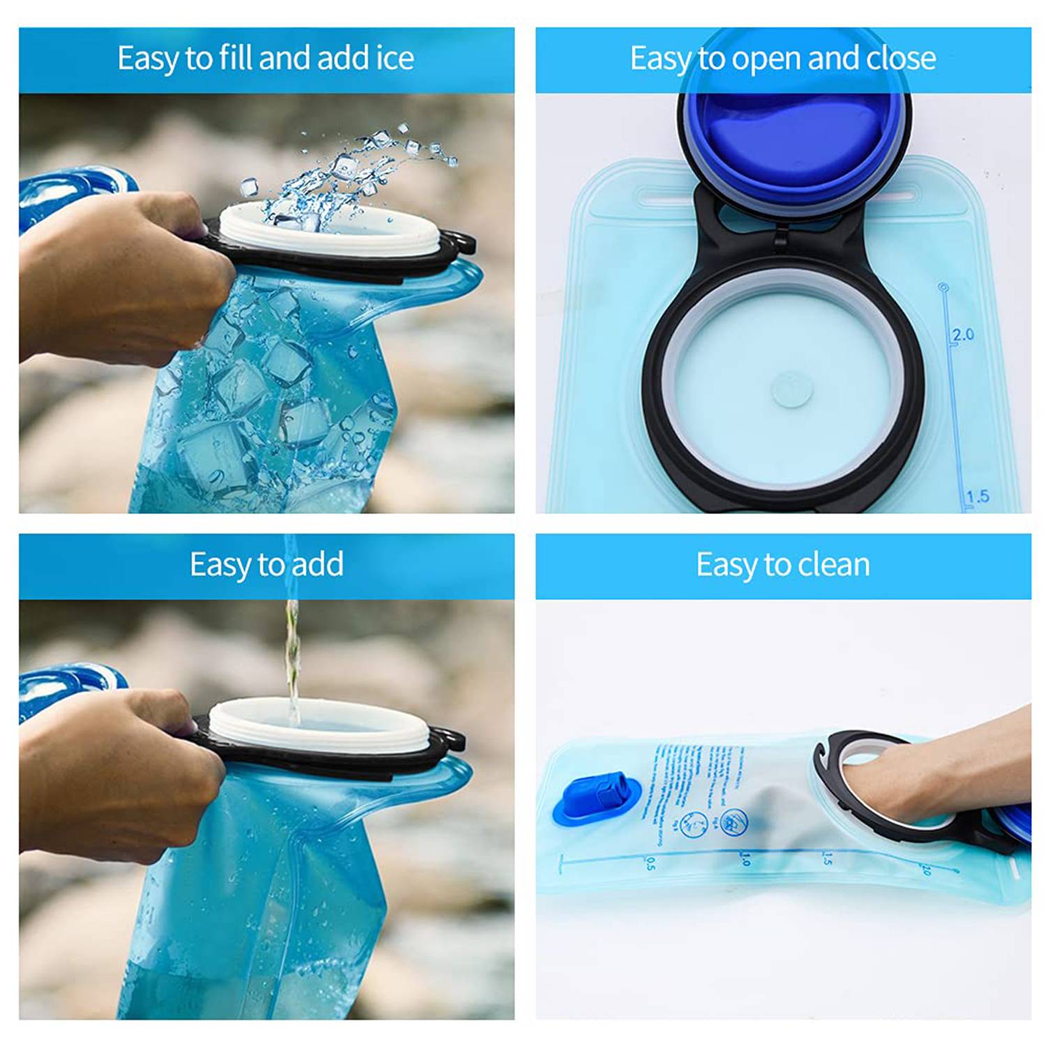 Leakproof Bicycle Water Bag Bladder Hydration Pack - Image 4