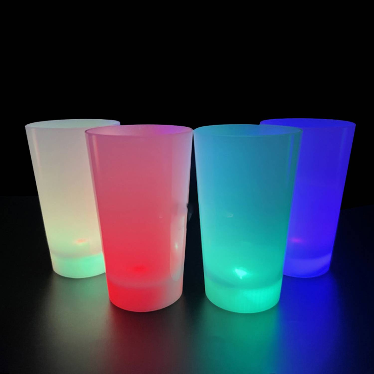 LED Glow Light Up Neon Look 15 oz Pint Glass - Image 3