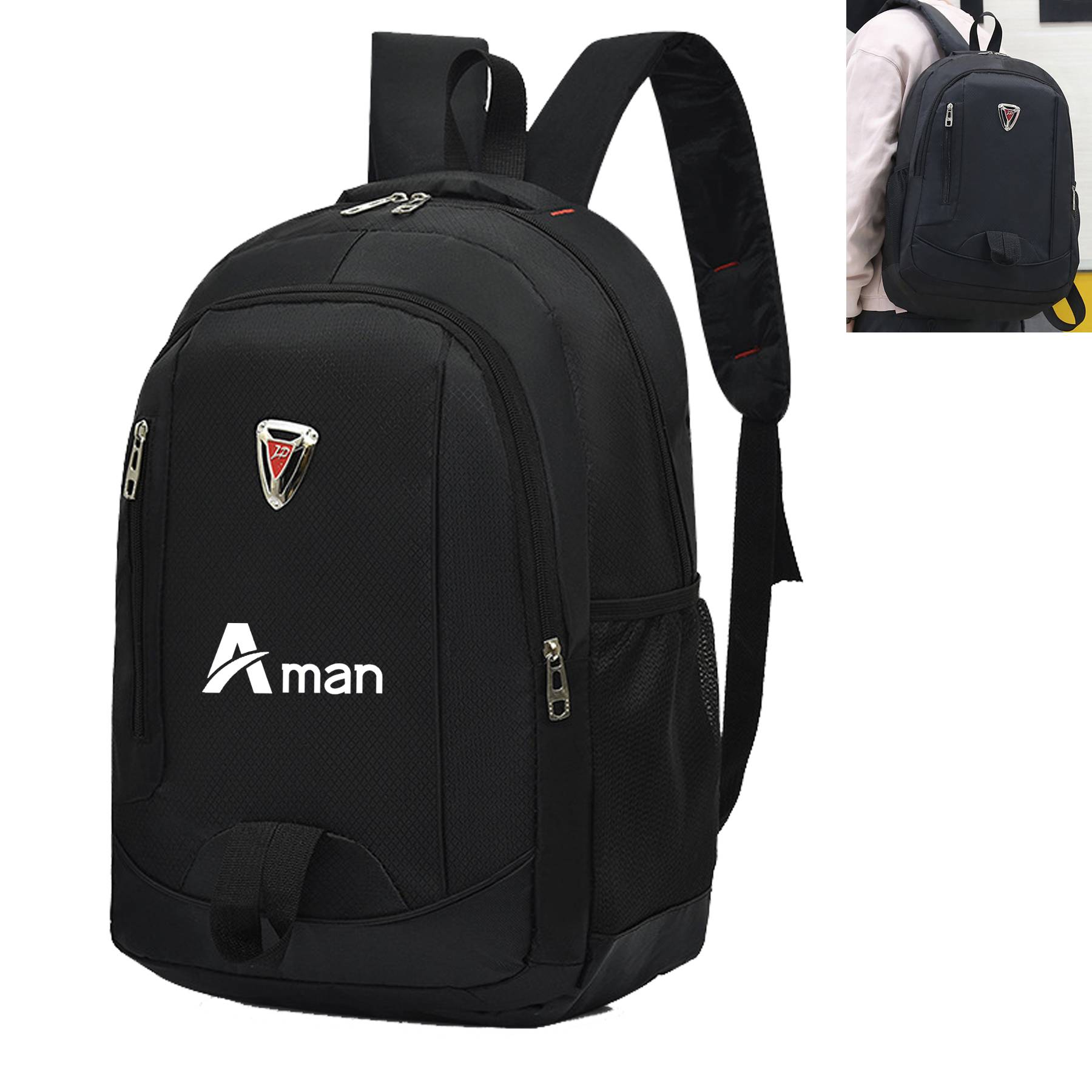 Black Laptop Backpack