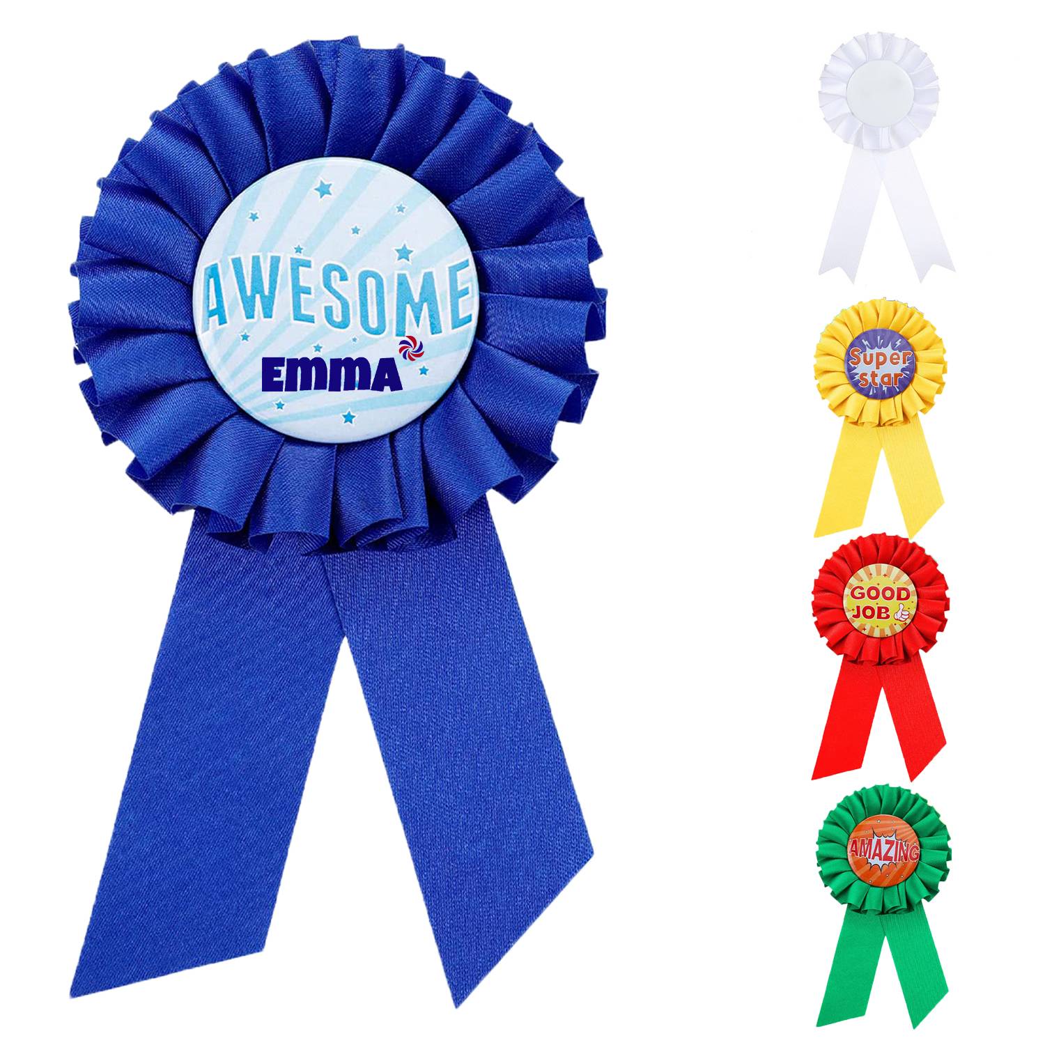 1.7inch Satin Rosette Award Ribbons