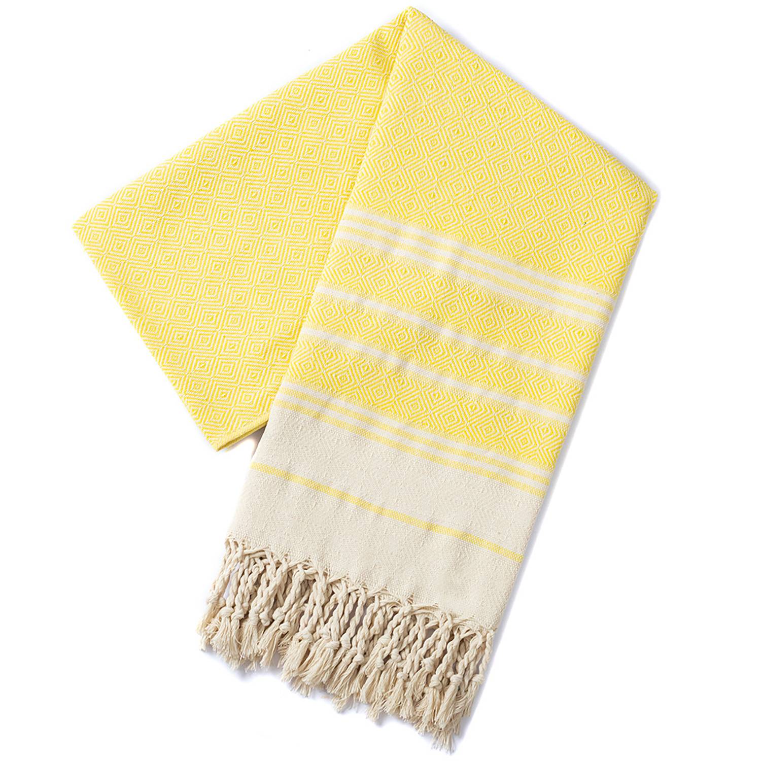 Lightweight Quick-Dry Tassel Cotton Beach Towel - Image 7