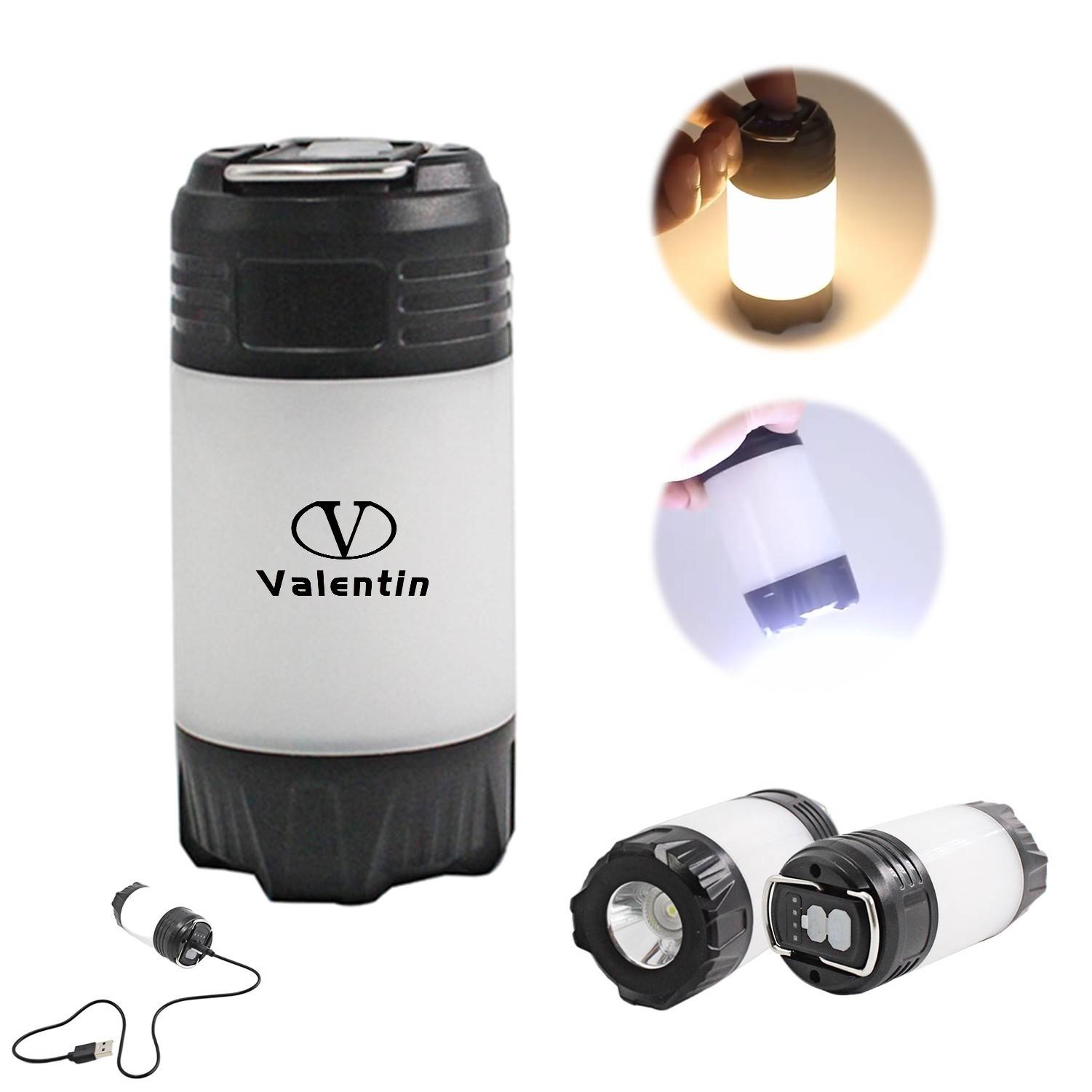Rechargeable Led Lantern with Flashlight