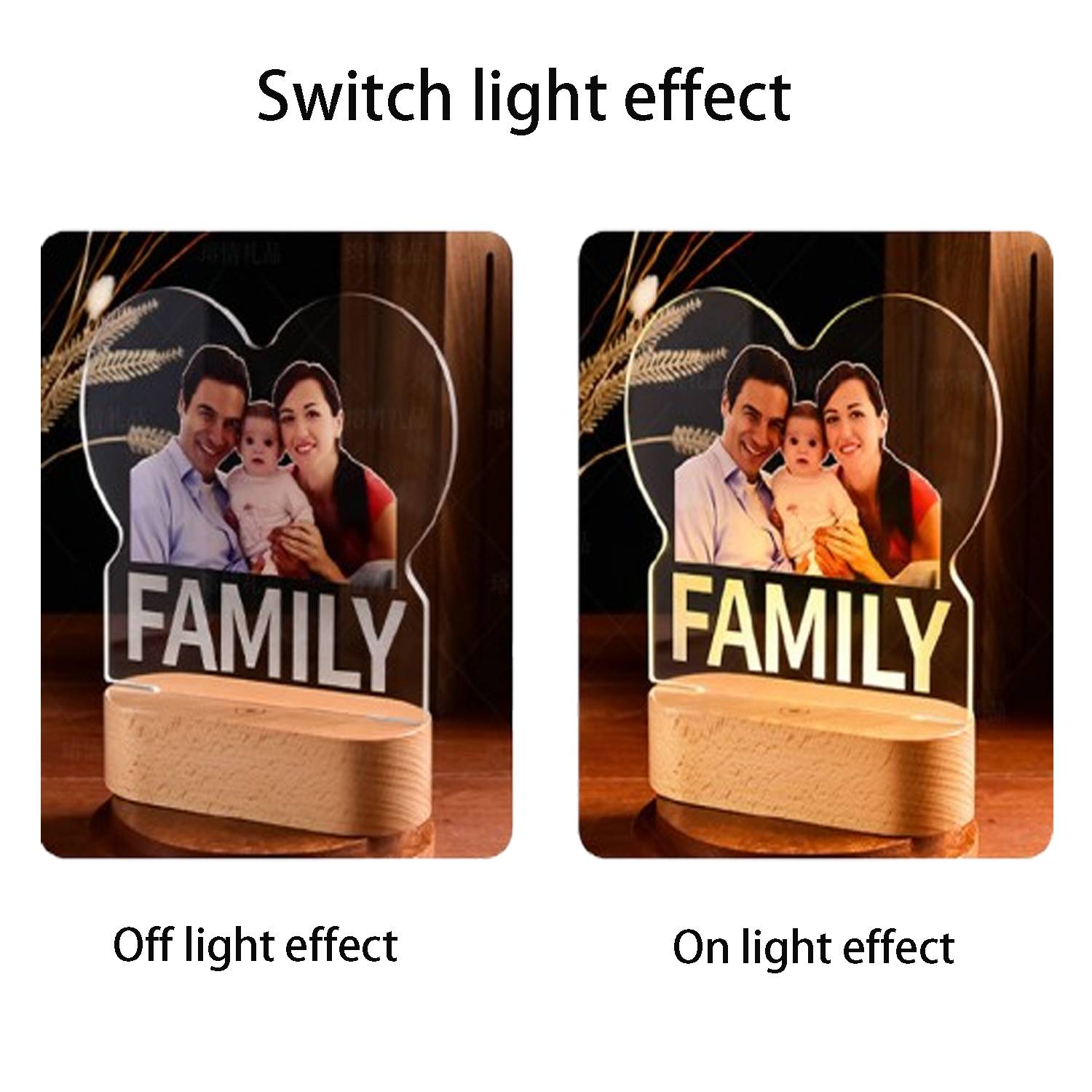 Customized Acrylic LED Night Light Ornament - Image 11