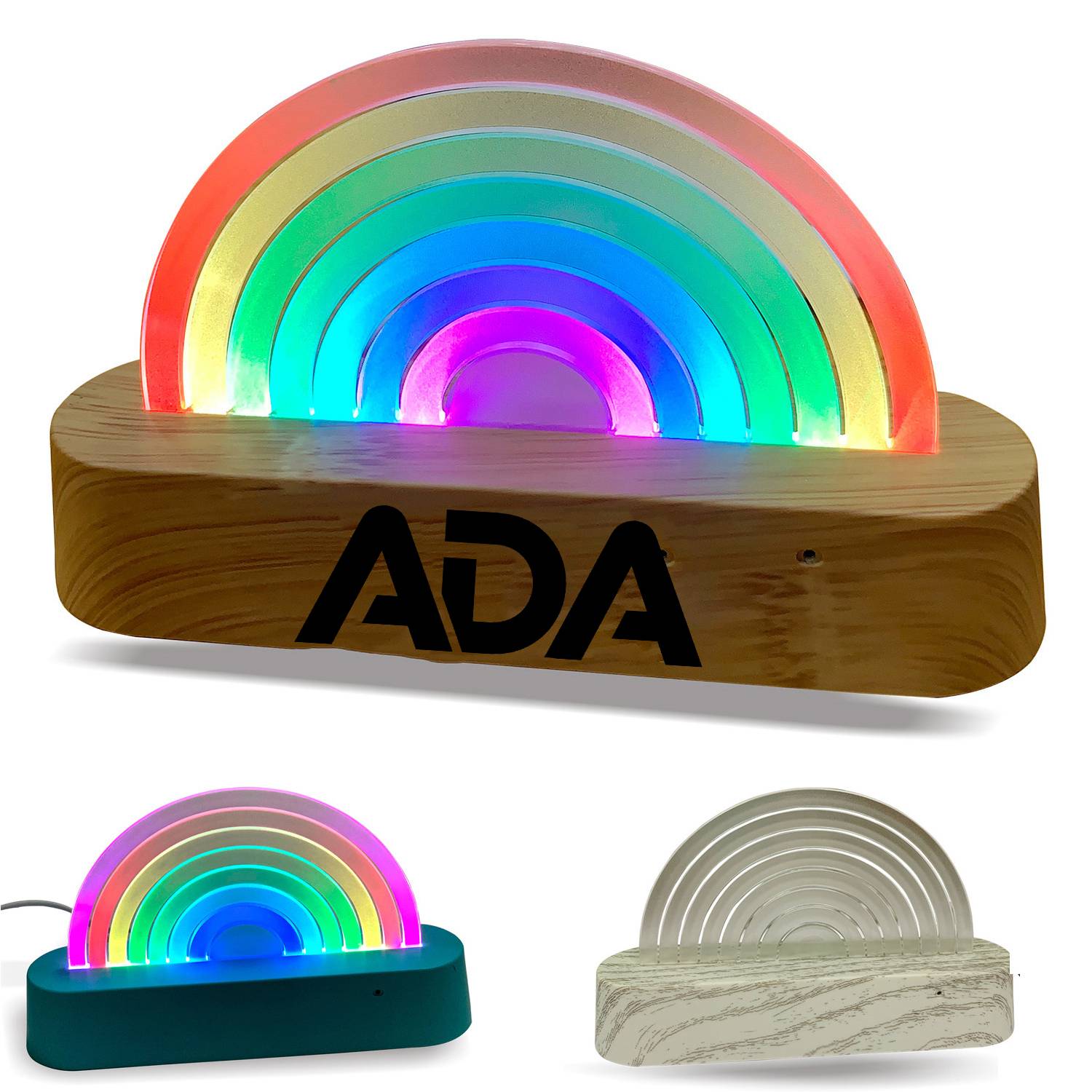 Voice Control LED Rainbow Night Light