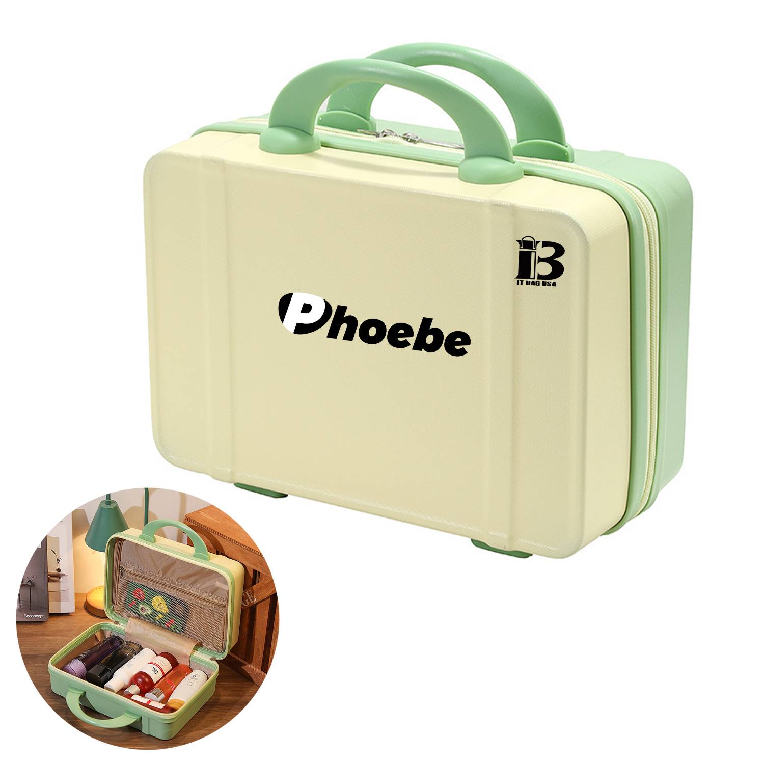 Makeup Case With Dividers Makeup Organizer Bag