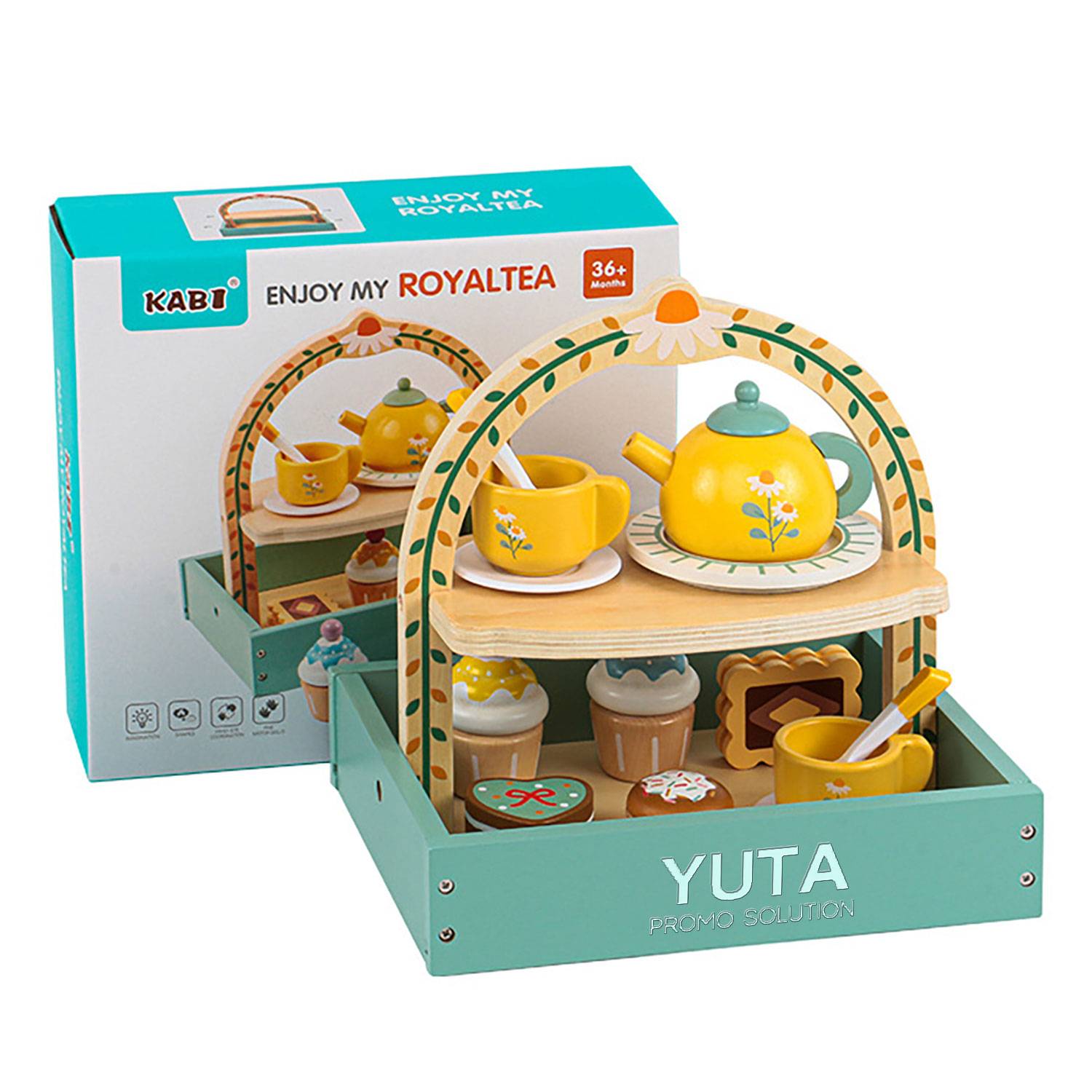 Creative Kids' Educational Pretend Tea Party Toy Set