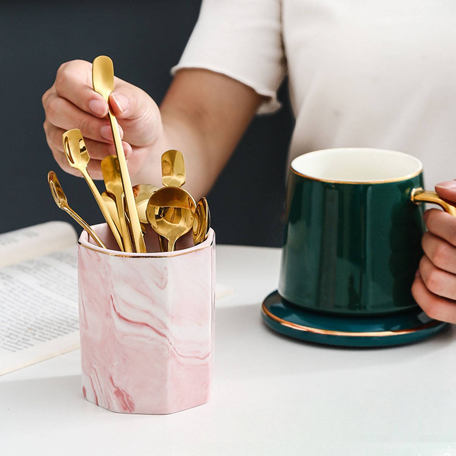 Ceramic Desk Organizer - Image 5