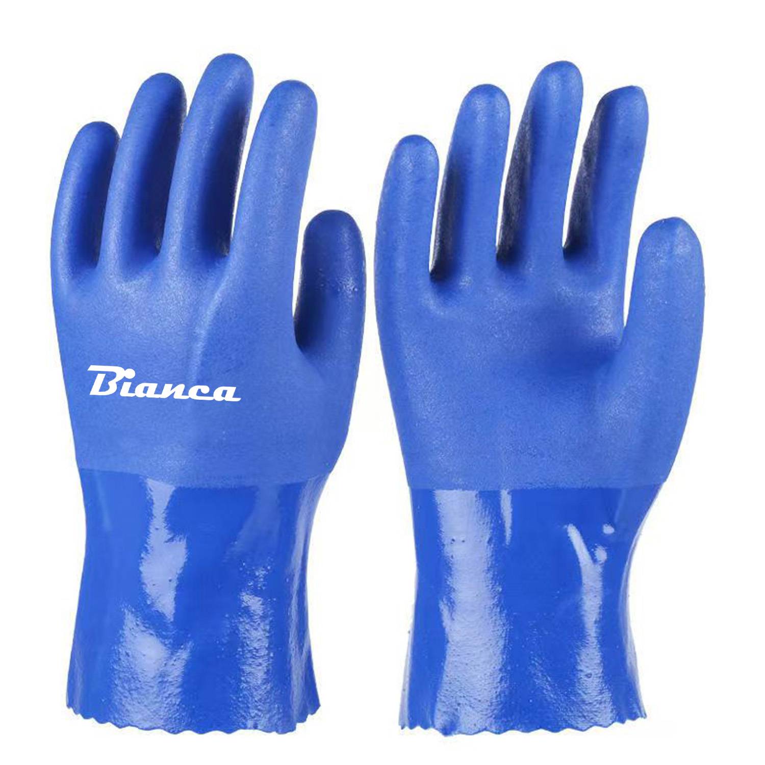 Waterproof Oil-Resistant PVC Work Gloves