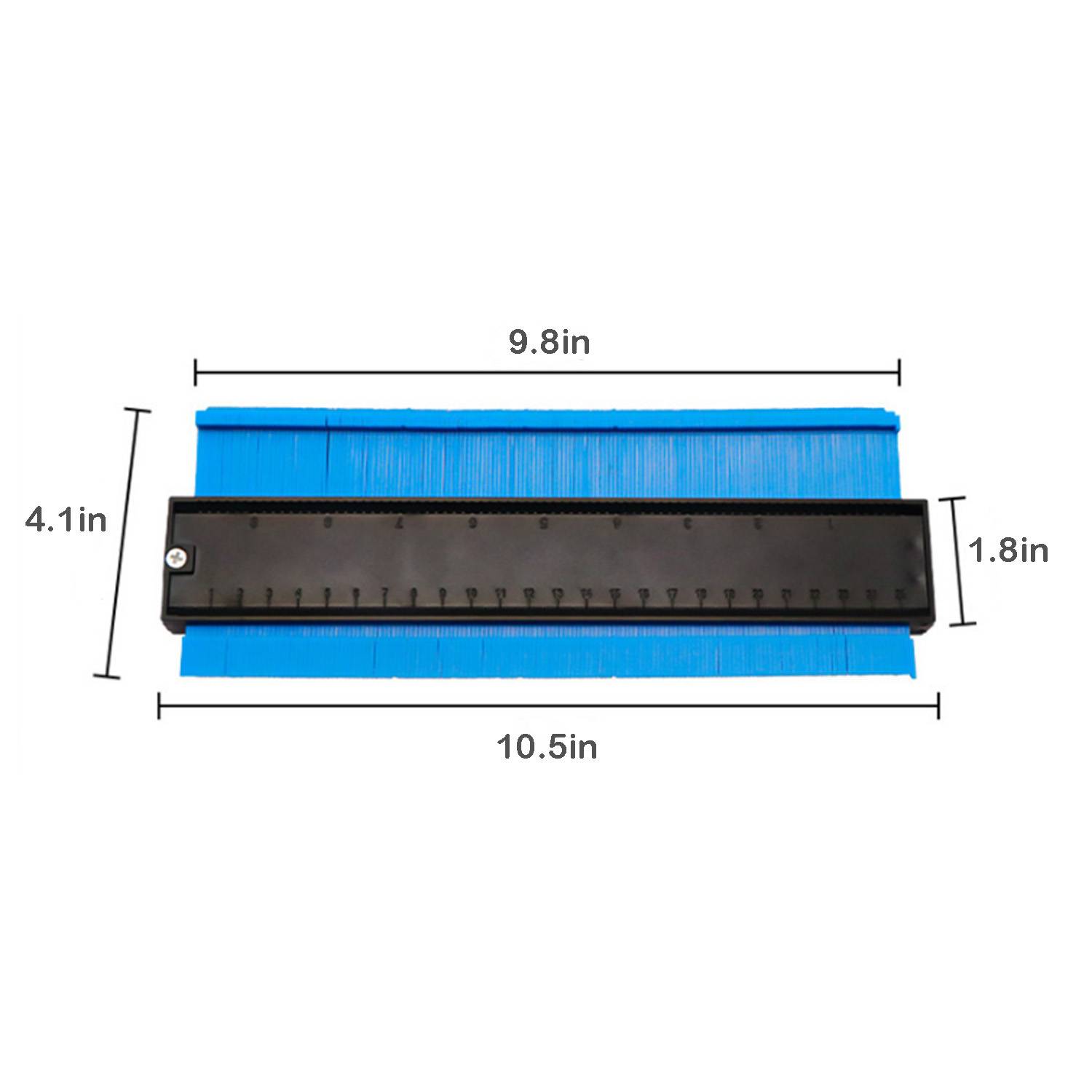 10 In Plastic Duplicator Contour Gauge - Image 4