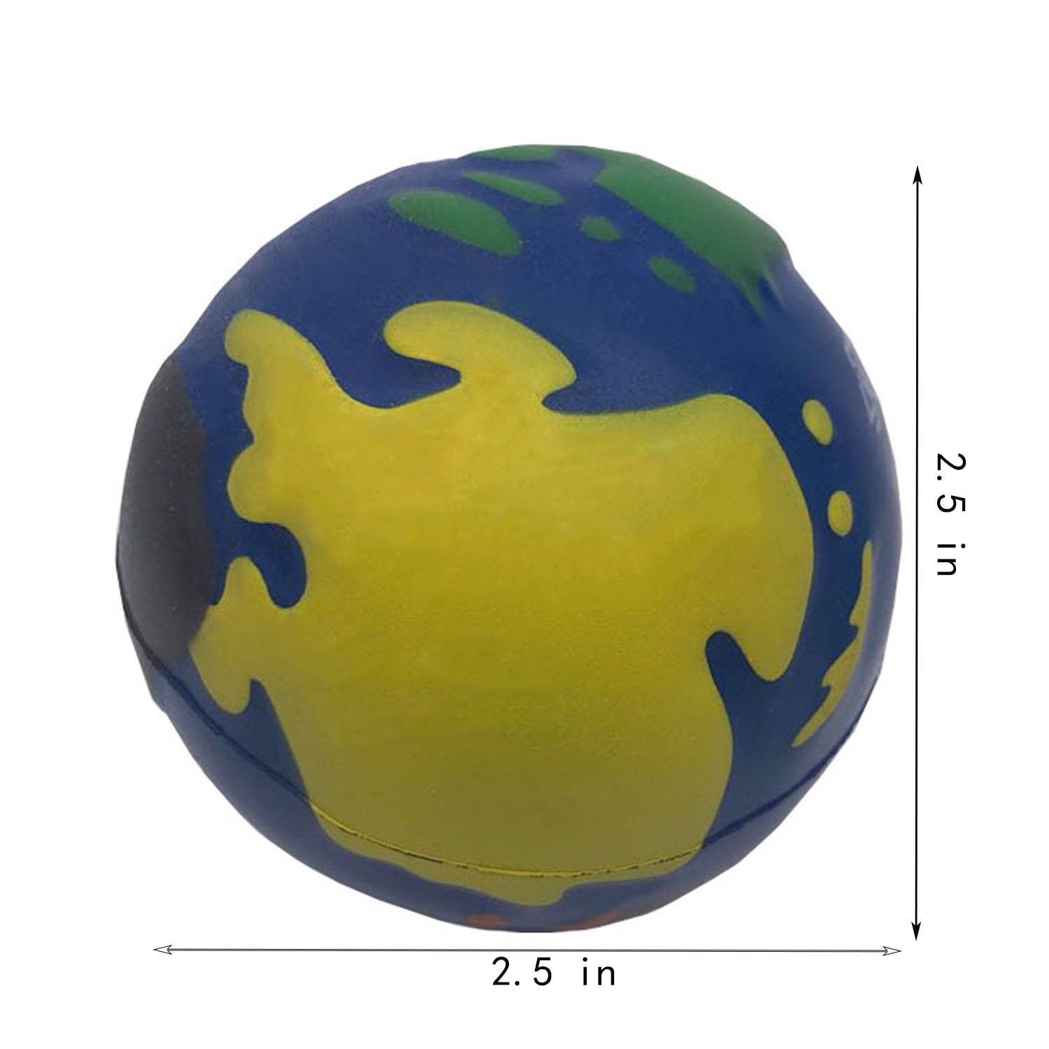 PU Foam Earth Ball Squeeze Stress Reliever Toy - Image 6