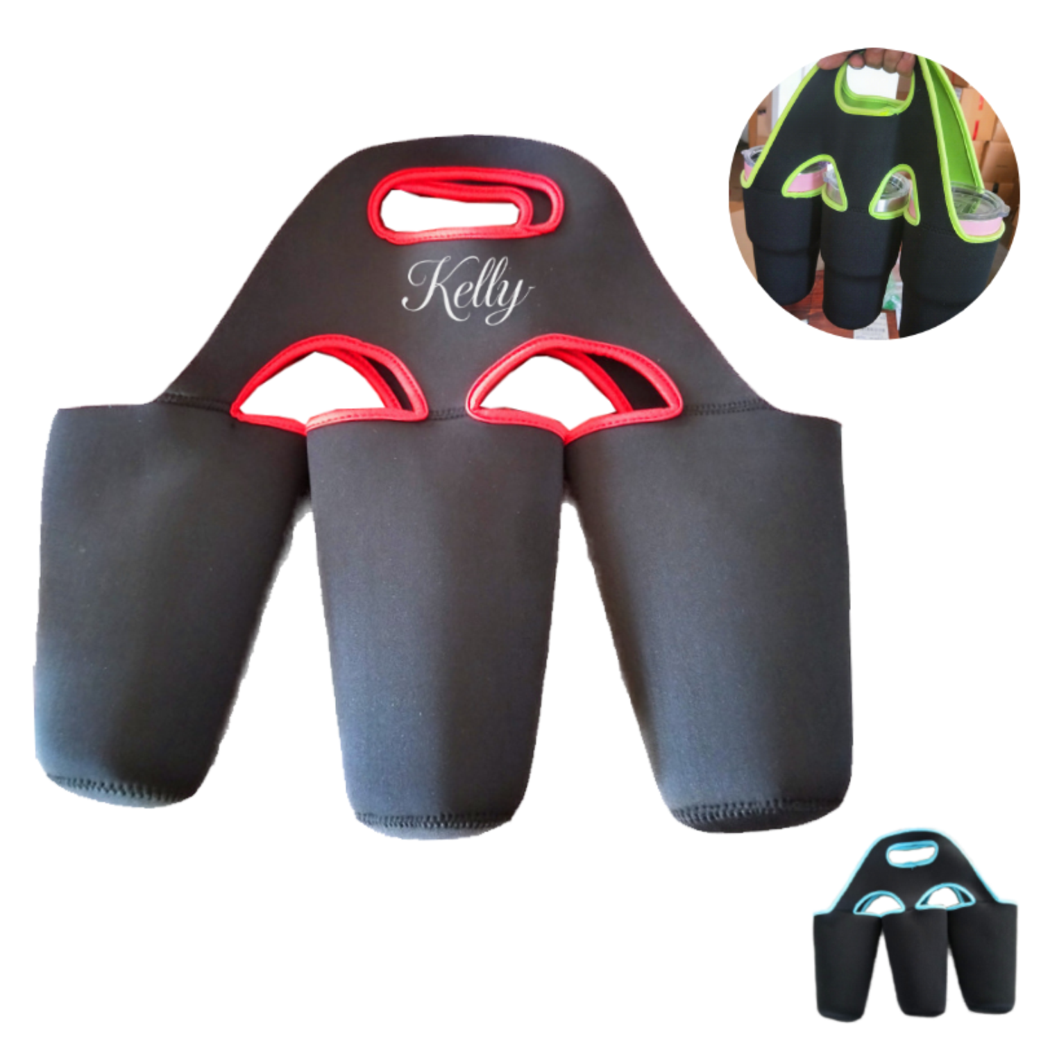 Handheld Neoprene Insulated Water Bottle Holder