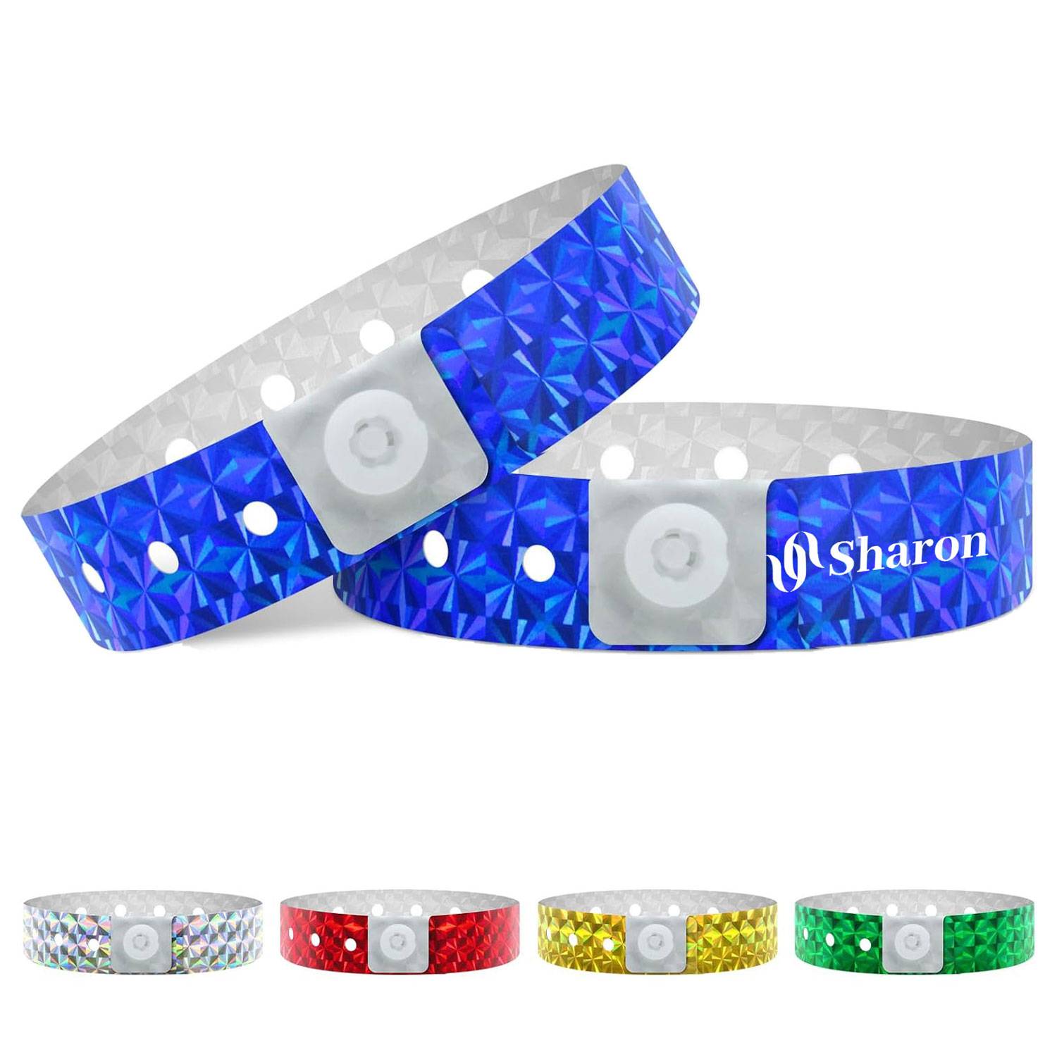 Party Holographic Wristbands Waterproof