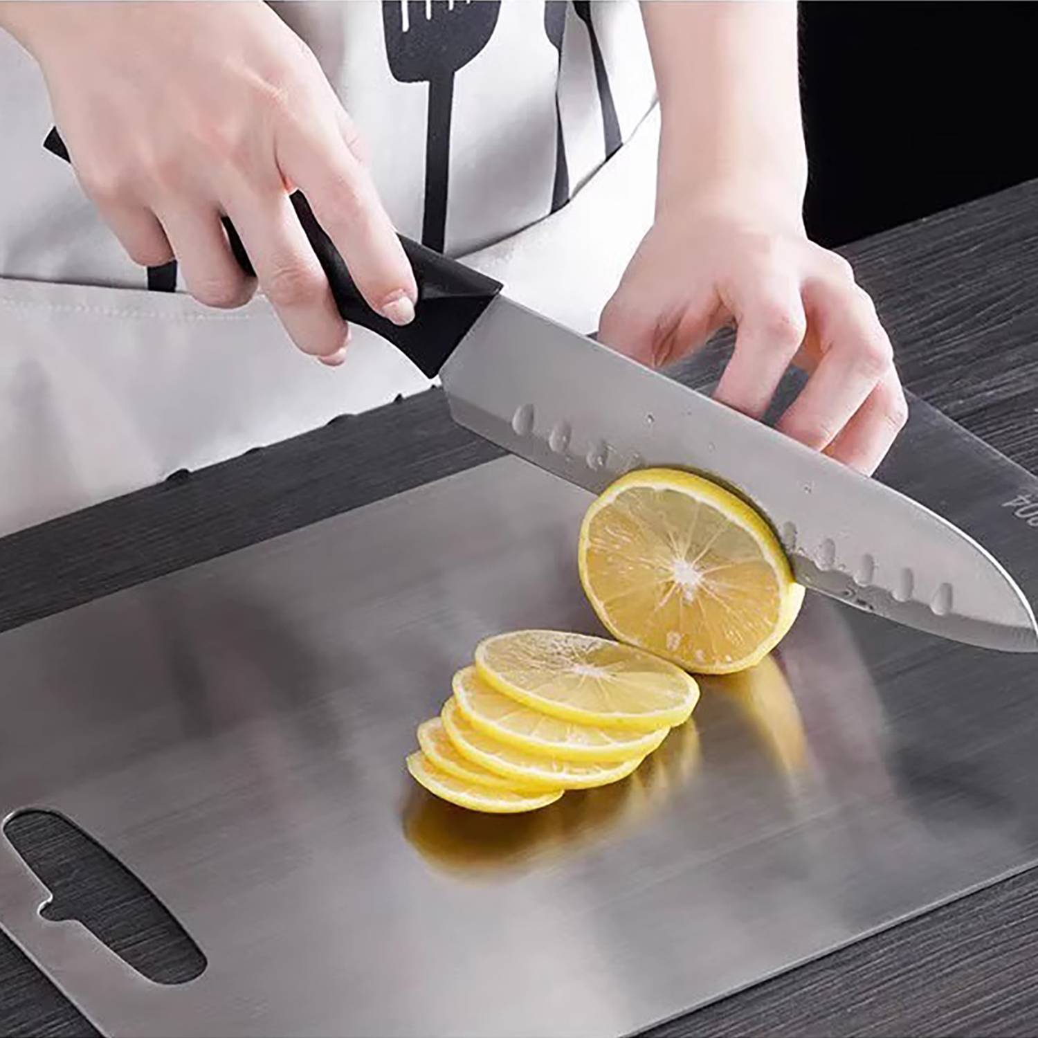 Stainless Steel Antibacterial Cutting Board - Image 4
