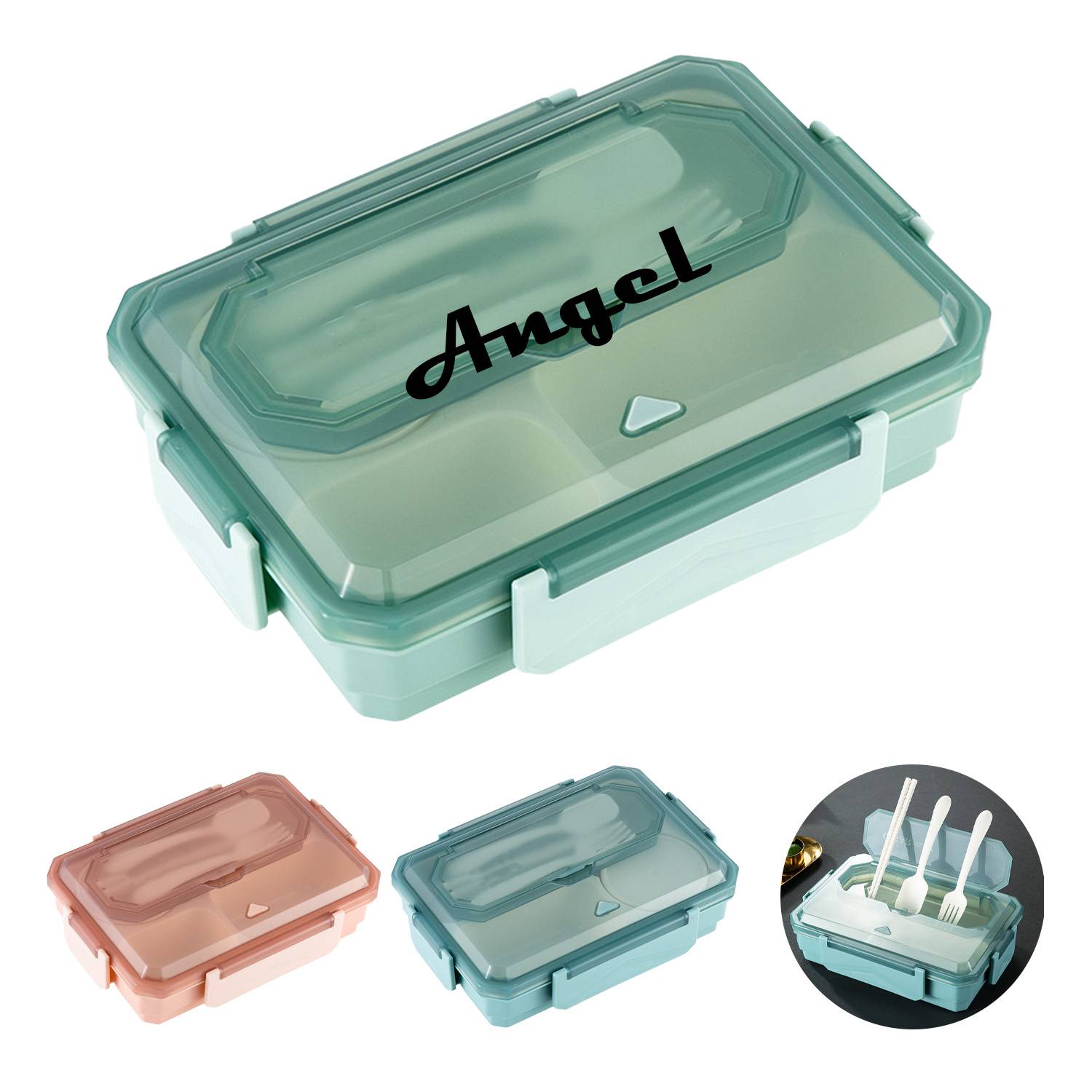 Large Capacity Double Layer Insulated Lunch Box