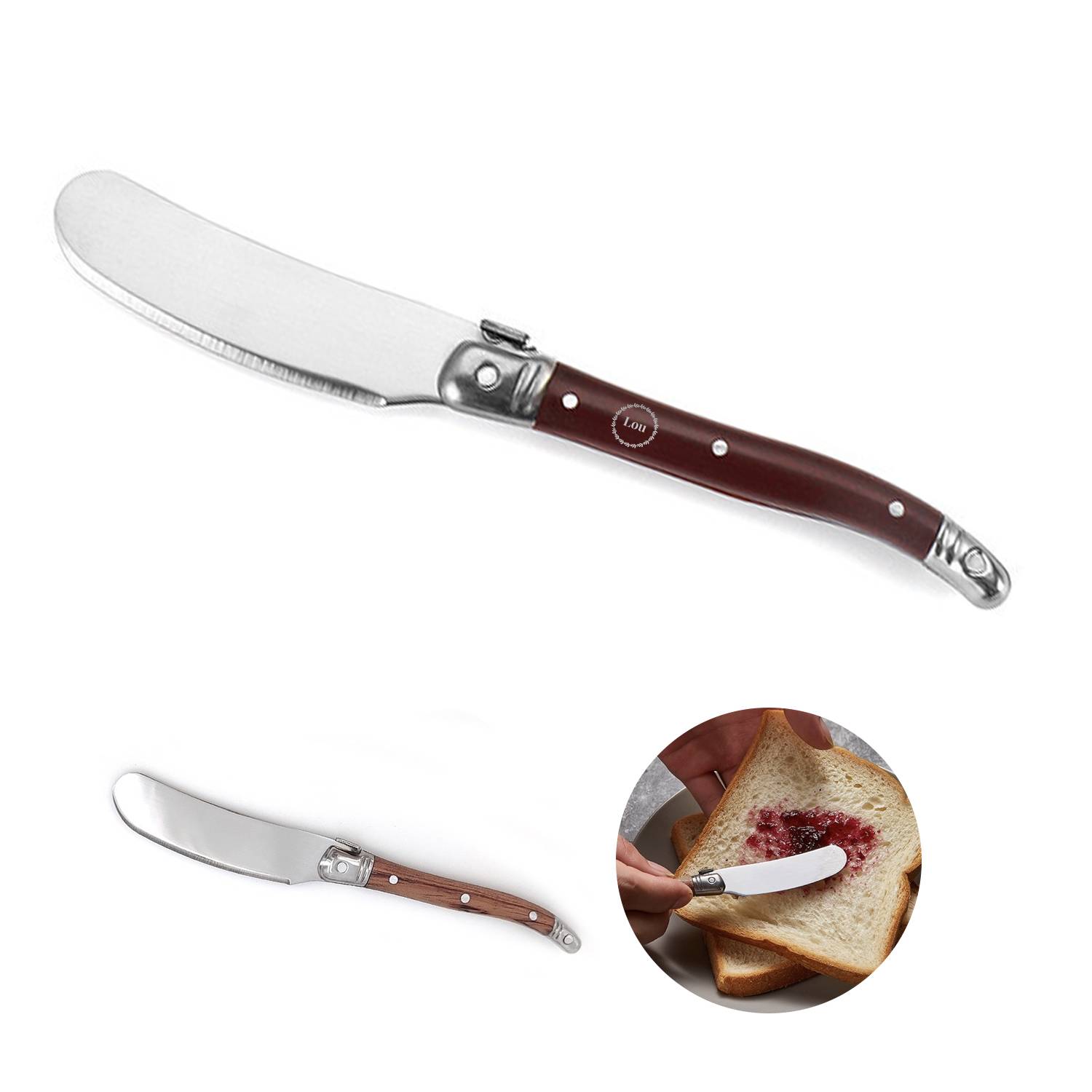 Butter Knife with Wooden Handle