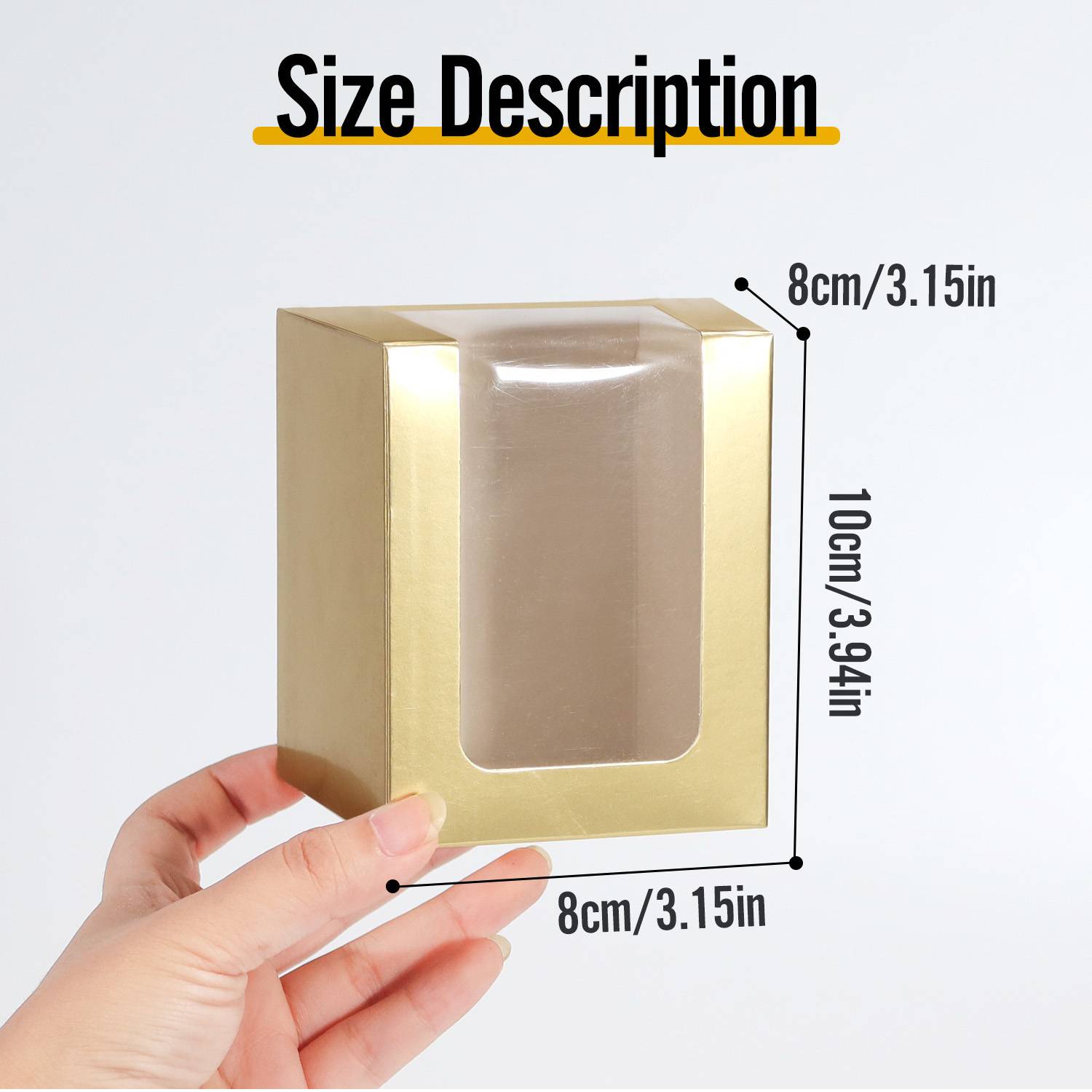 Clear Window Holographic Packaging Paper Box - Image 4