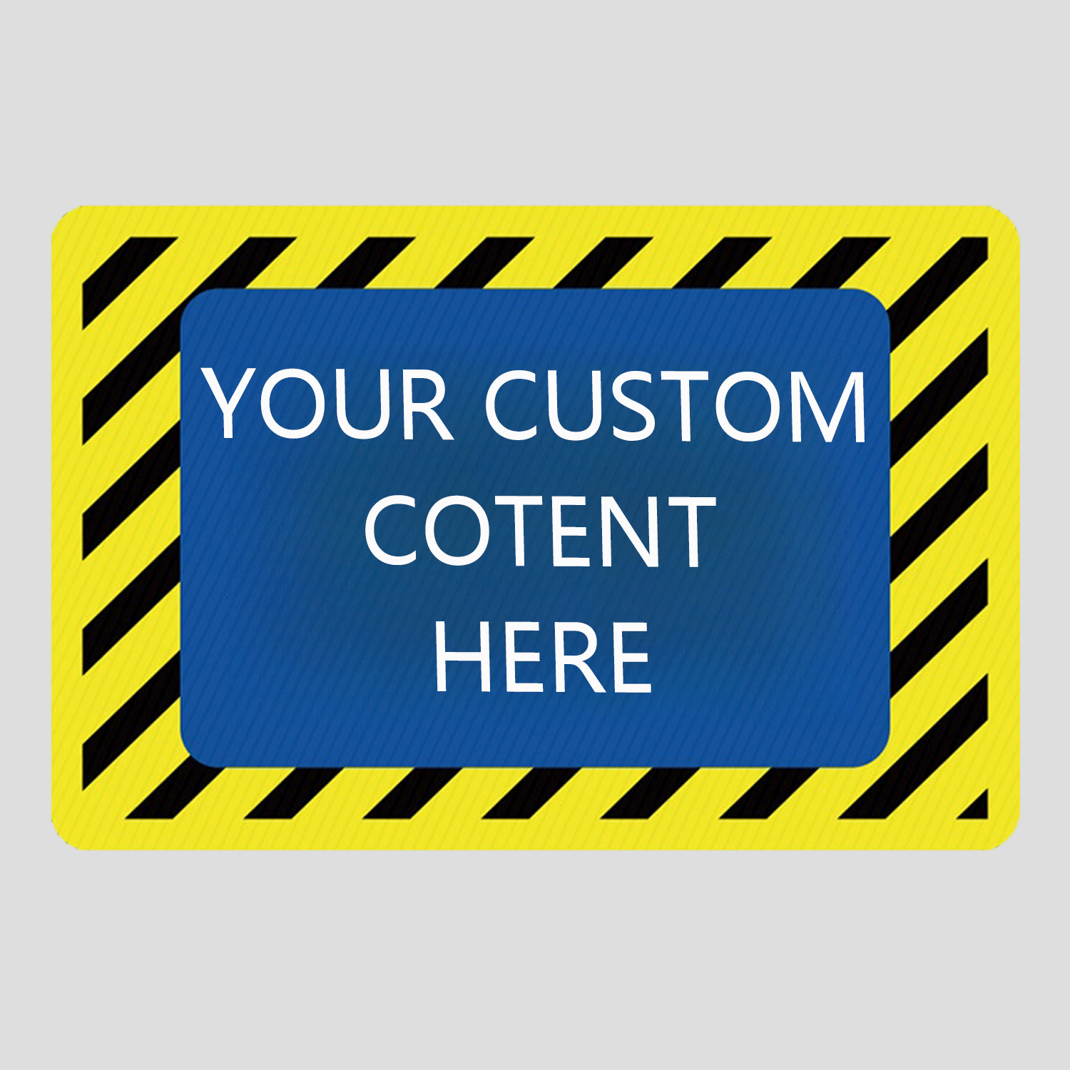 Pvc Road Workshop Factory Warehouse Security Warning Sign - Image 18