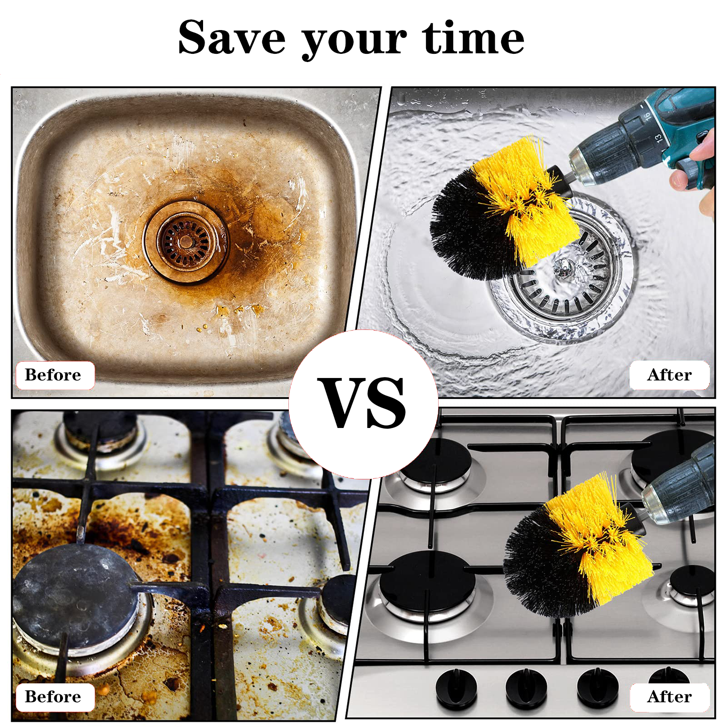 5 Pcs Drill Brush Attachment Set - Image 4