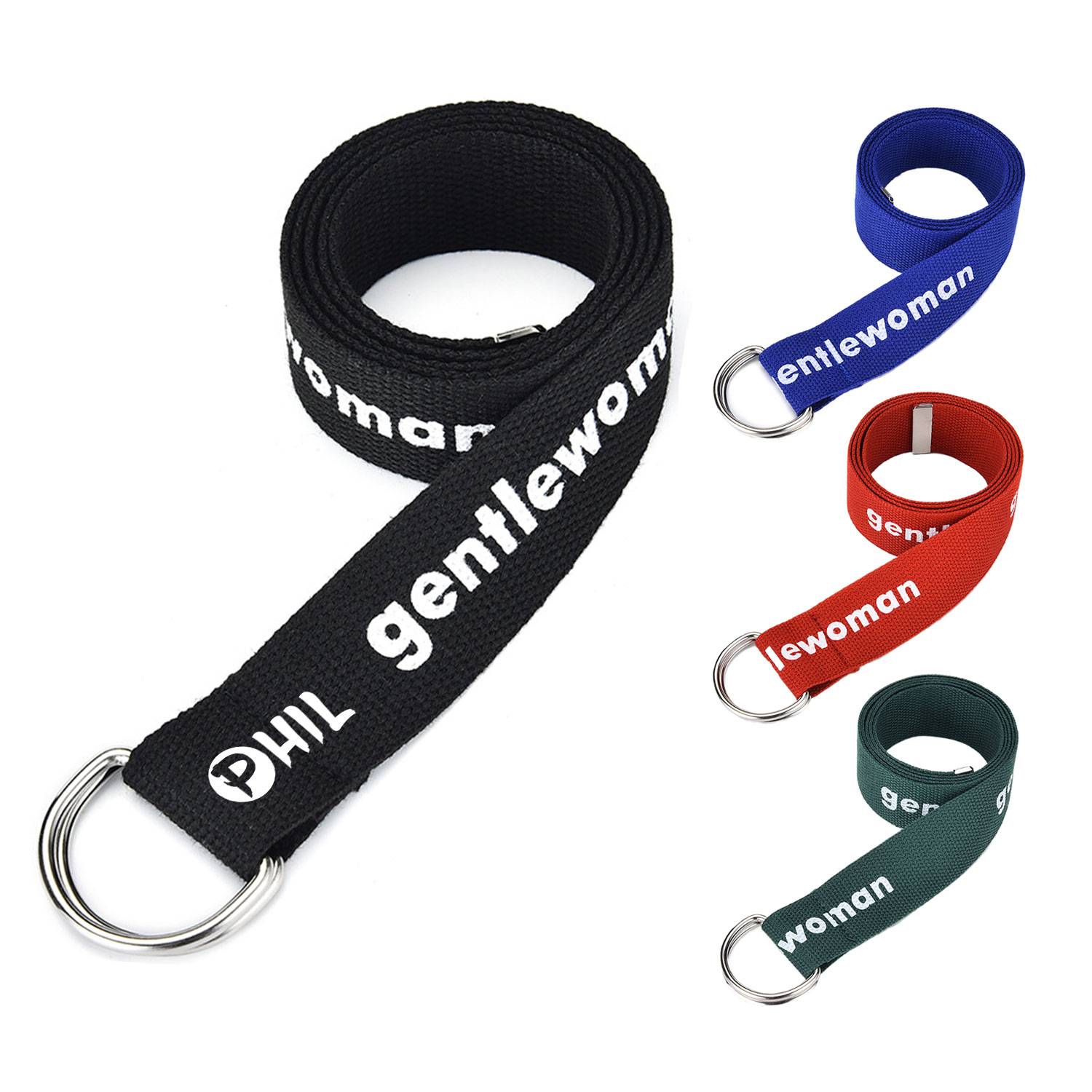 Canvas Woven D-Ring Belt