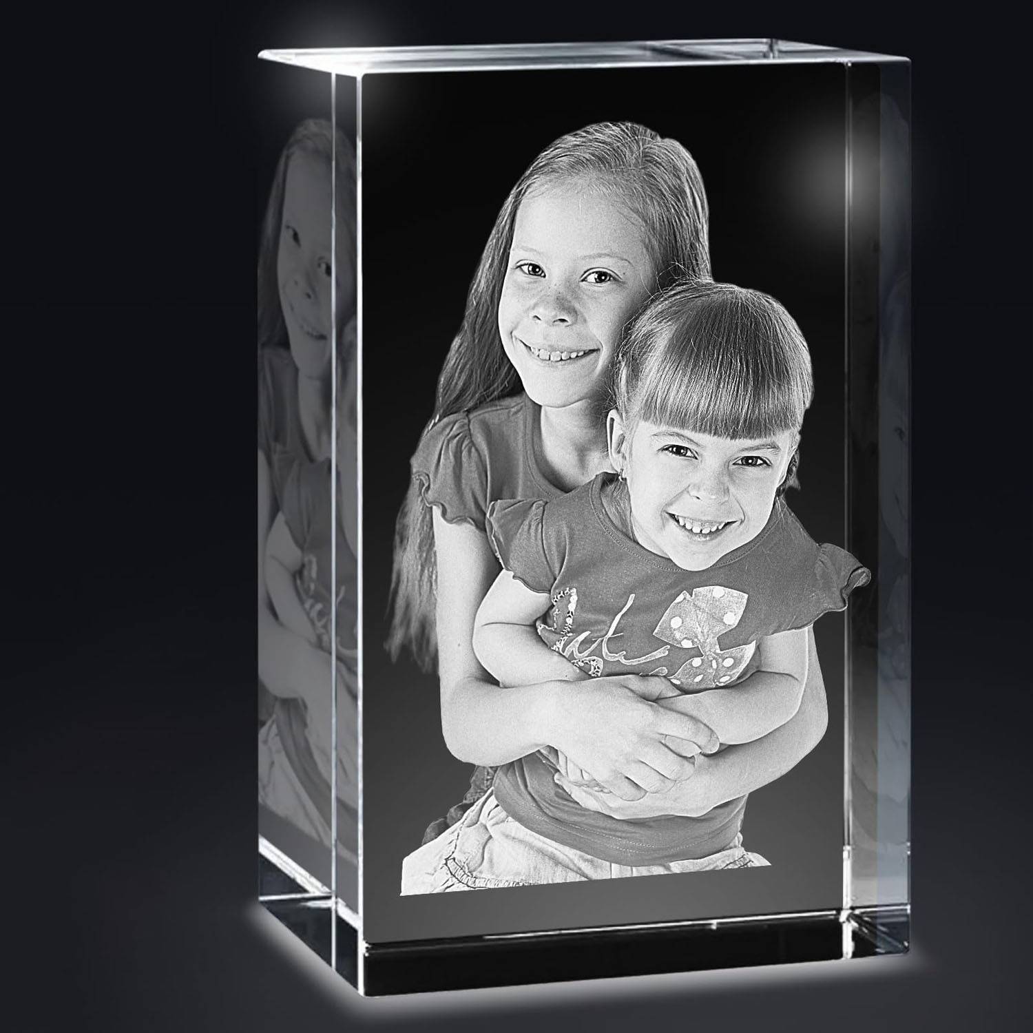 Custom Engraved 3D Crystal Photo Frame - Image 4