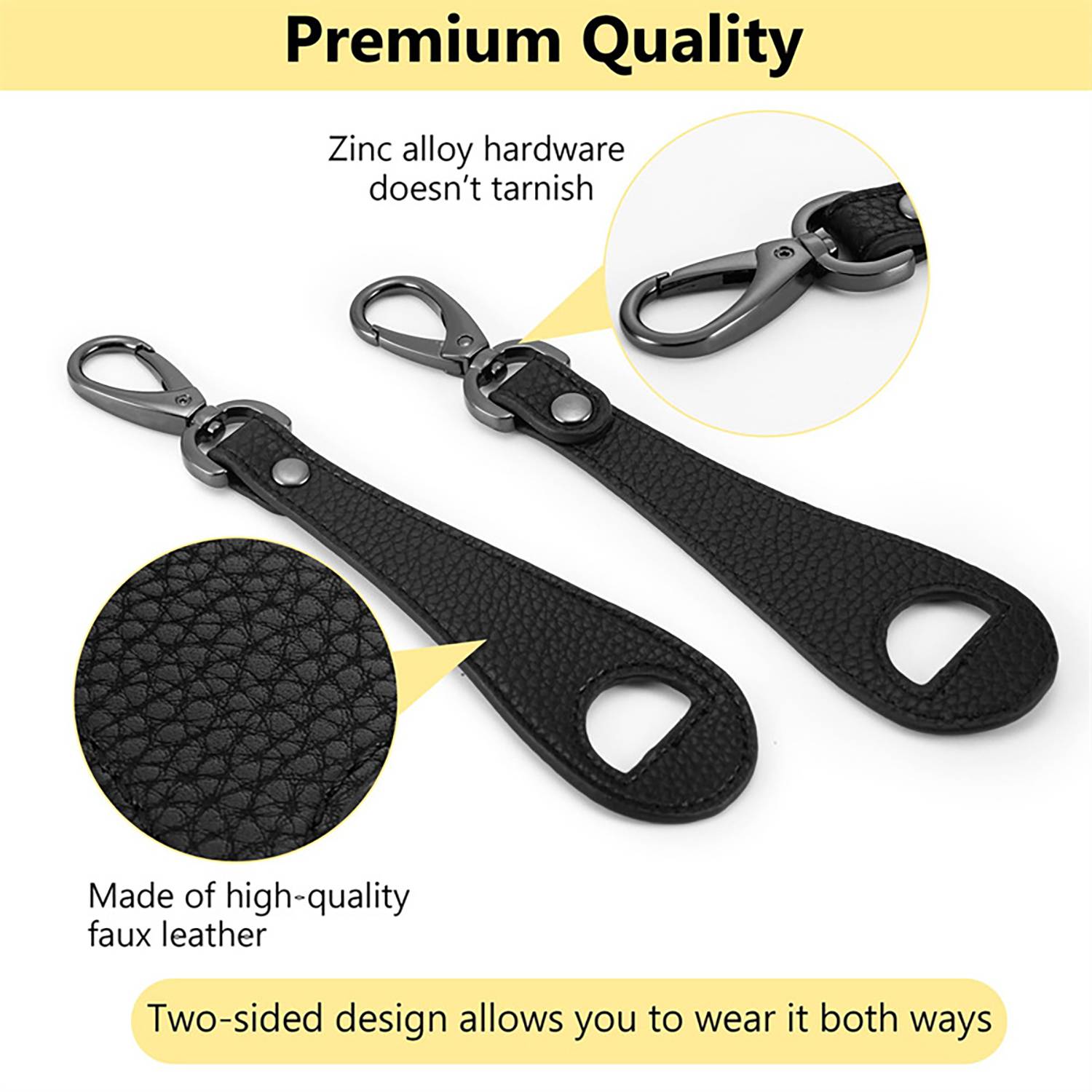 Compact and Durable PU Leather Hat Clip - Image 4