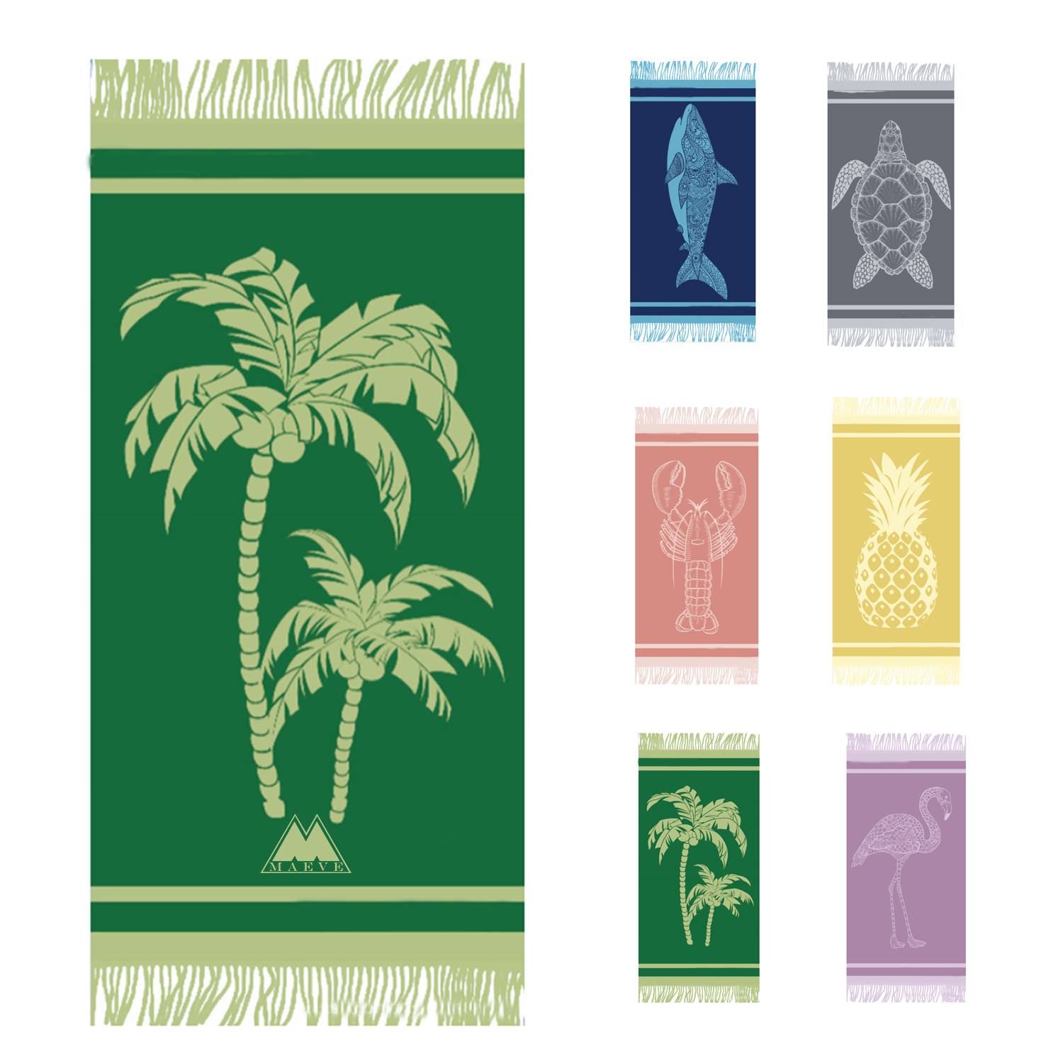 Turkish Jacquard Beach Towel