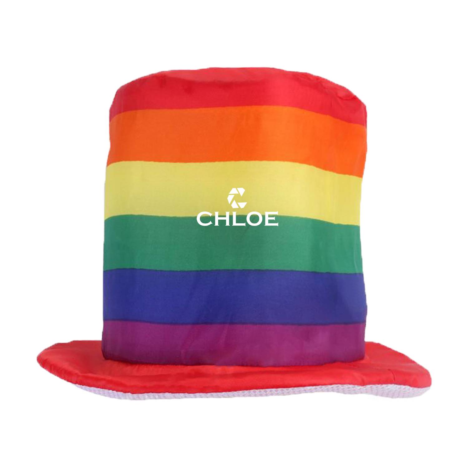 Rainbow Flag Polyester Top Hat