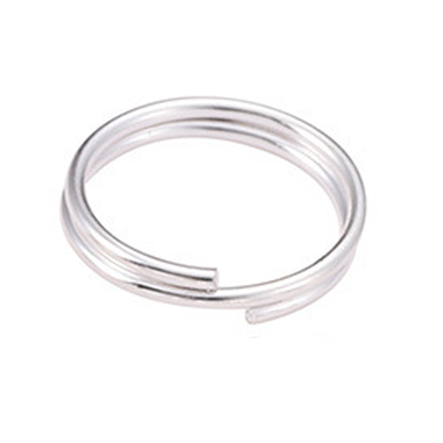 200PCS DIY Double Loop Metal Key Split Rings - Image 9