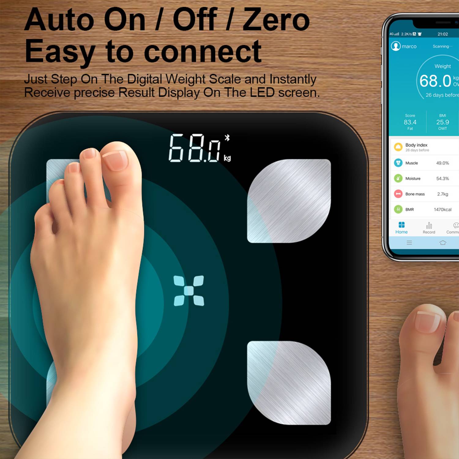 Bluetooth Body Fat Scale - Image 6