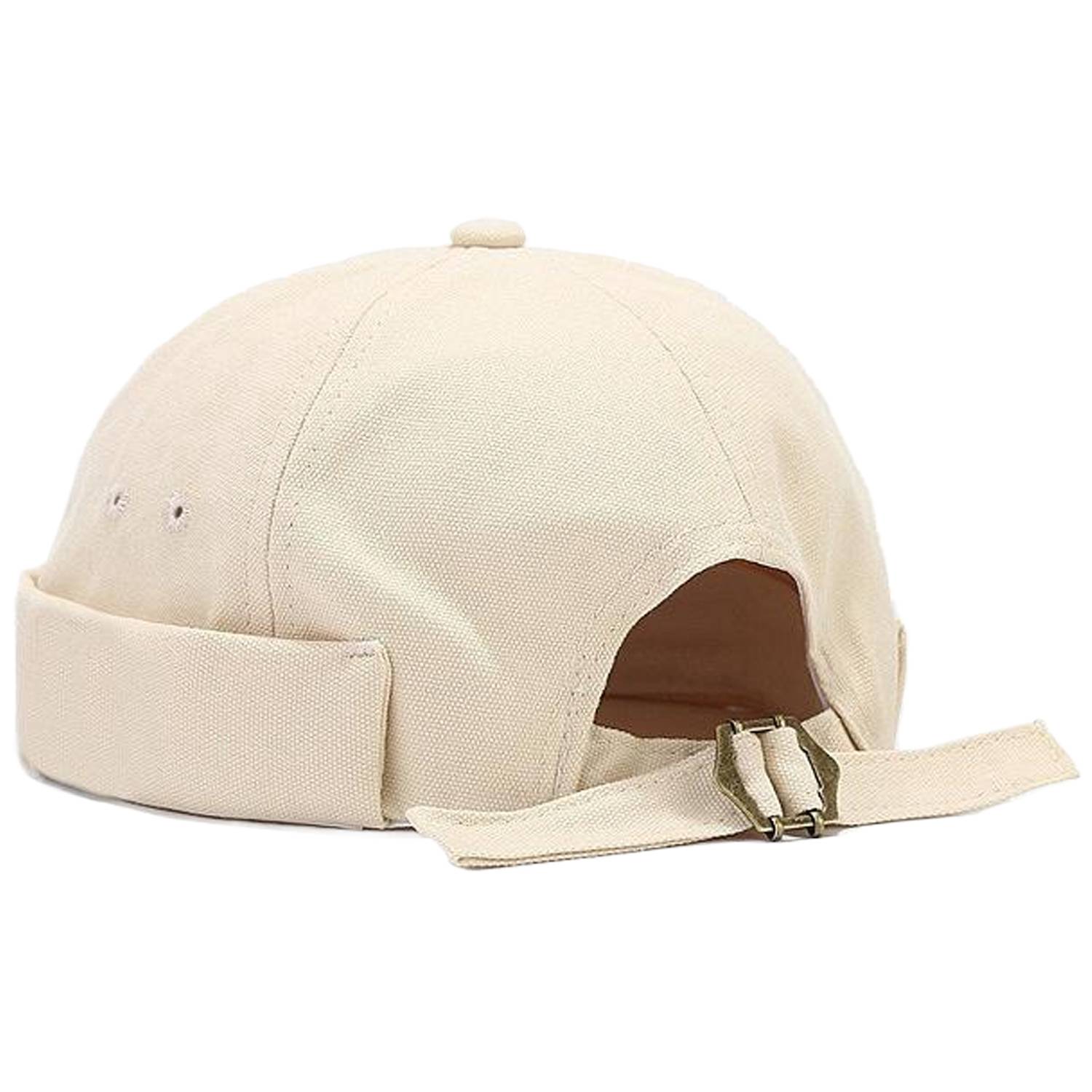 Adjustable Brimless Rolled Cuff Skull Caps - Image 5